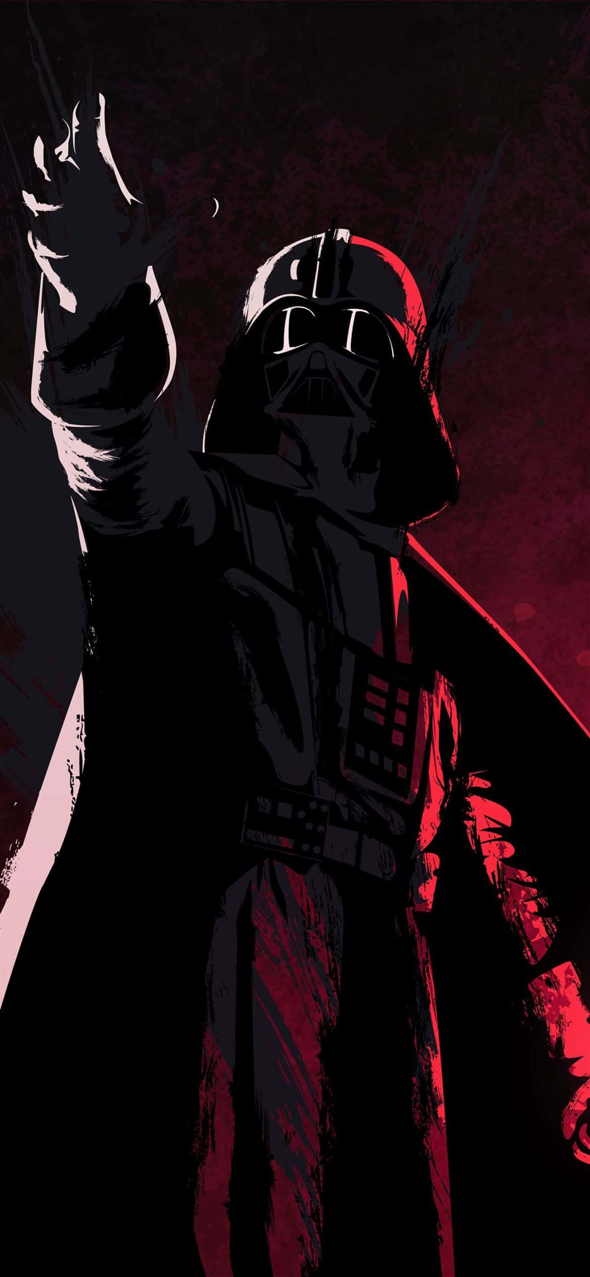 1170x2532 Silhouette ya Darth Vader Picha ya Ukuta