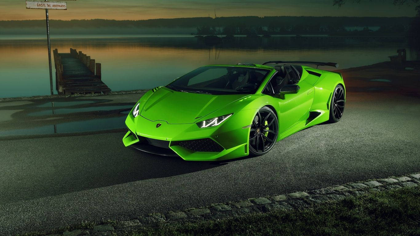 1366X 768 HD Mwendo wa Kijani wa Mwendo wa Kijani Picha ya Ukuta