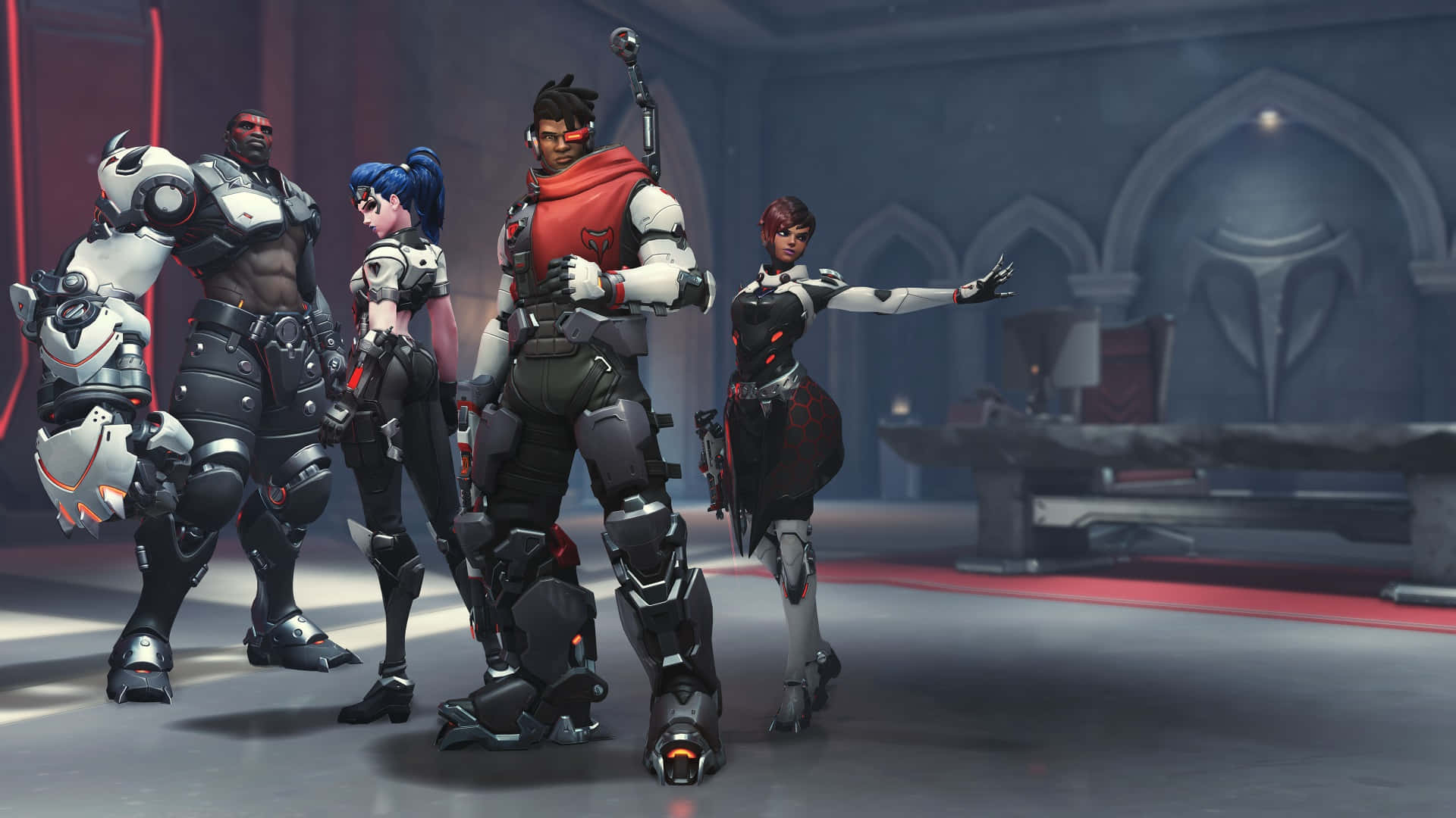 1920x1080 Watu wa Mchezo wa Video wa Overwatch Background Picha ya Ukuta