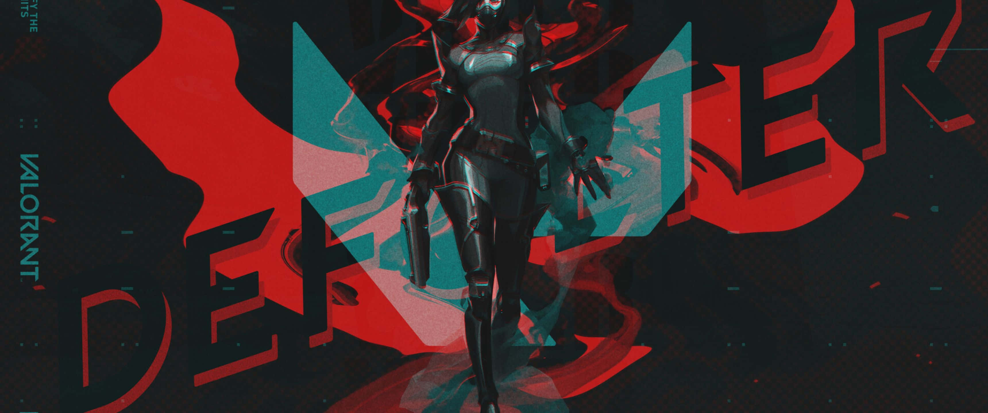 3440x1440p Valorant Viper Bango la Picha Picha ya Ukuta