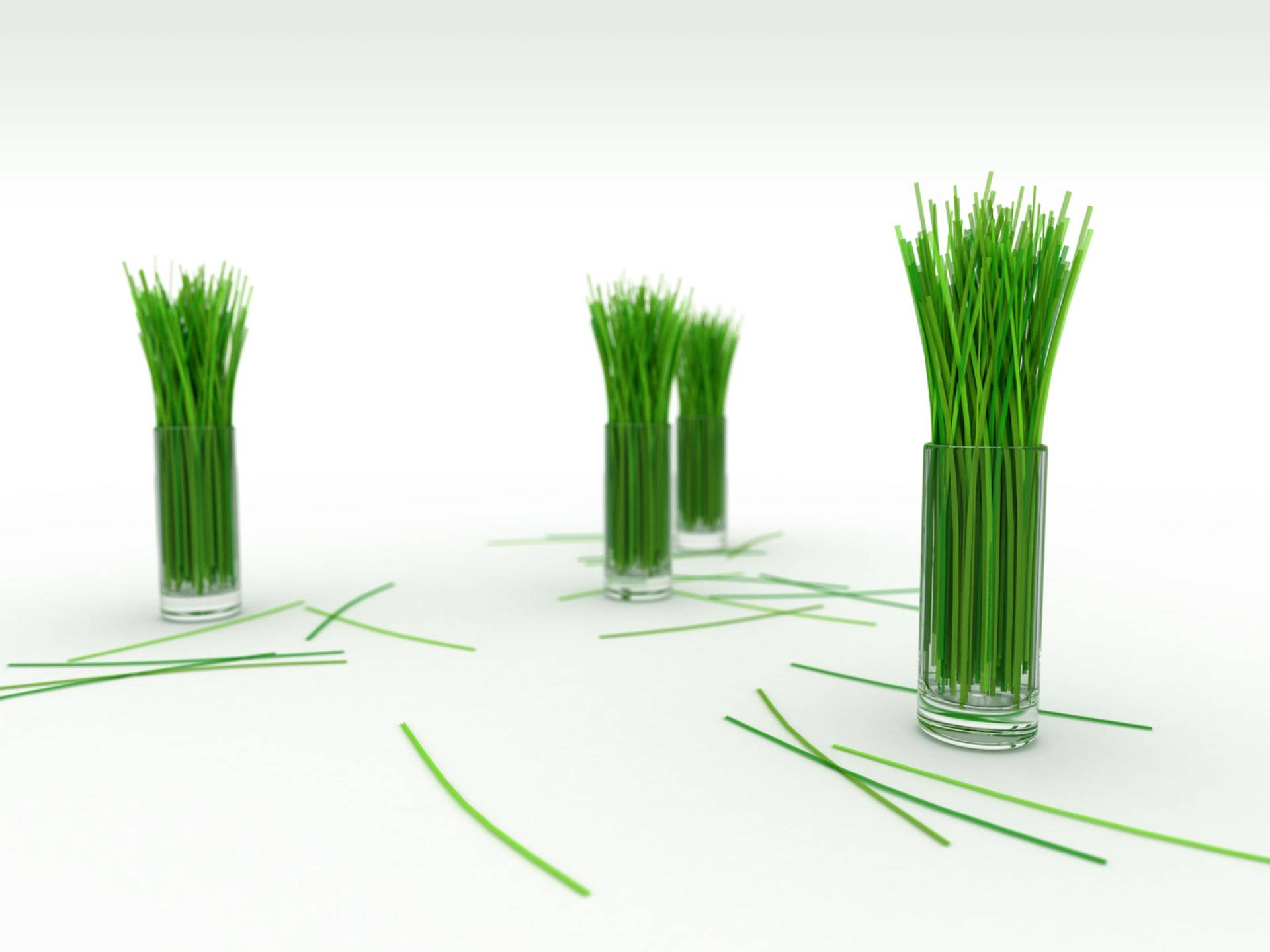 4K Asili ya Lemongrass Picha ya Ukuta