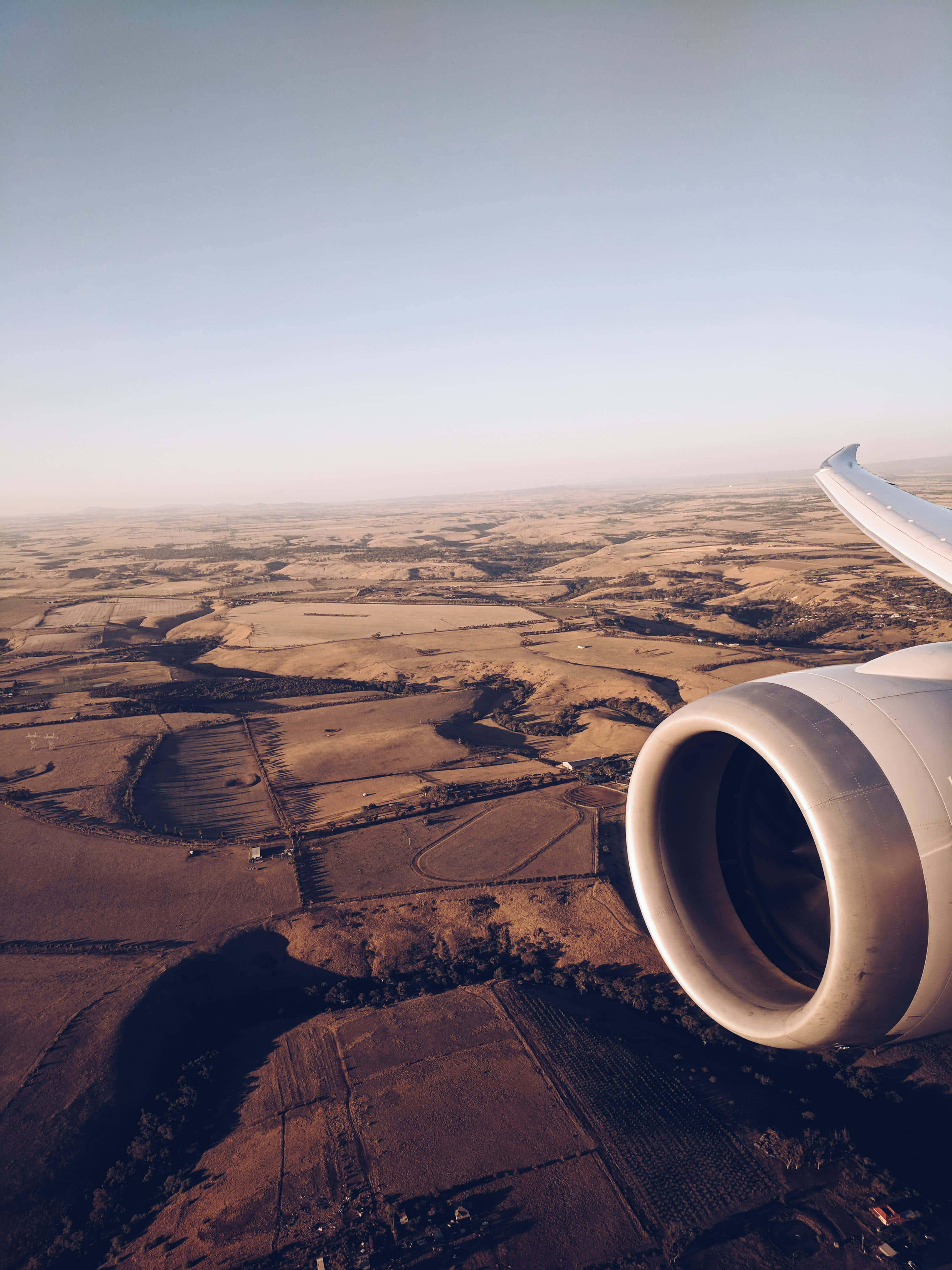 4K Microsoft Flight Simulator Mandhari ya Nyuma ya Dirisha la Airplane Picha ya Ukuta