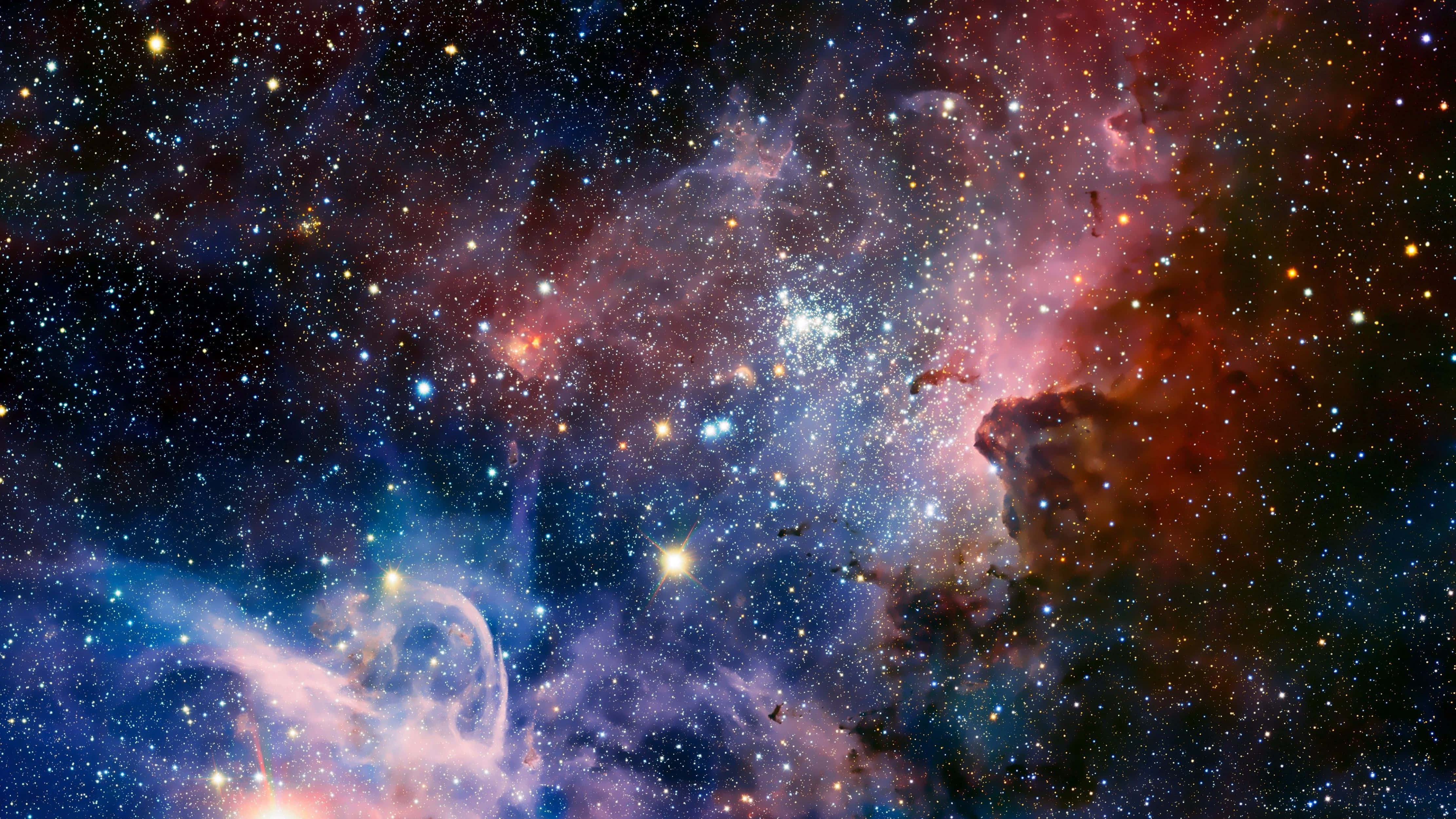 4K Ulimwengu Carina Nebula Picha ya Ukuta