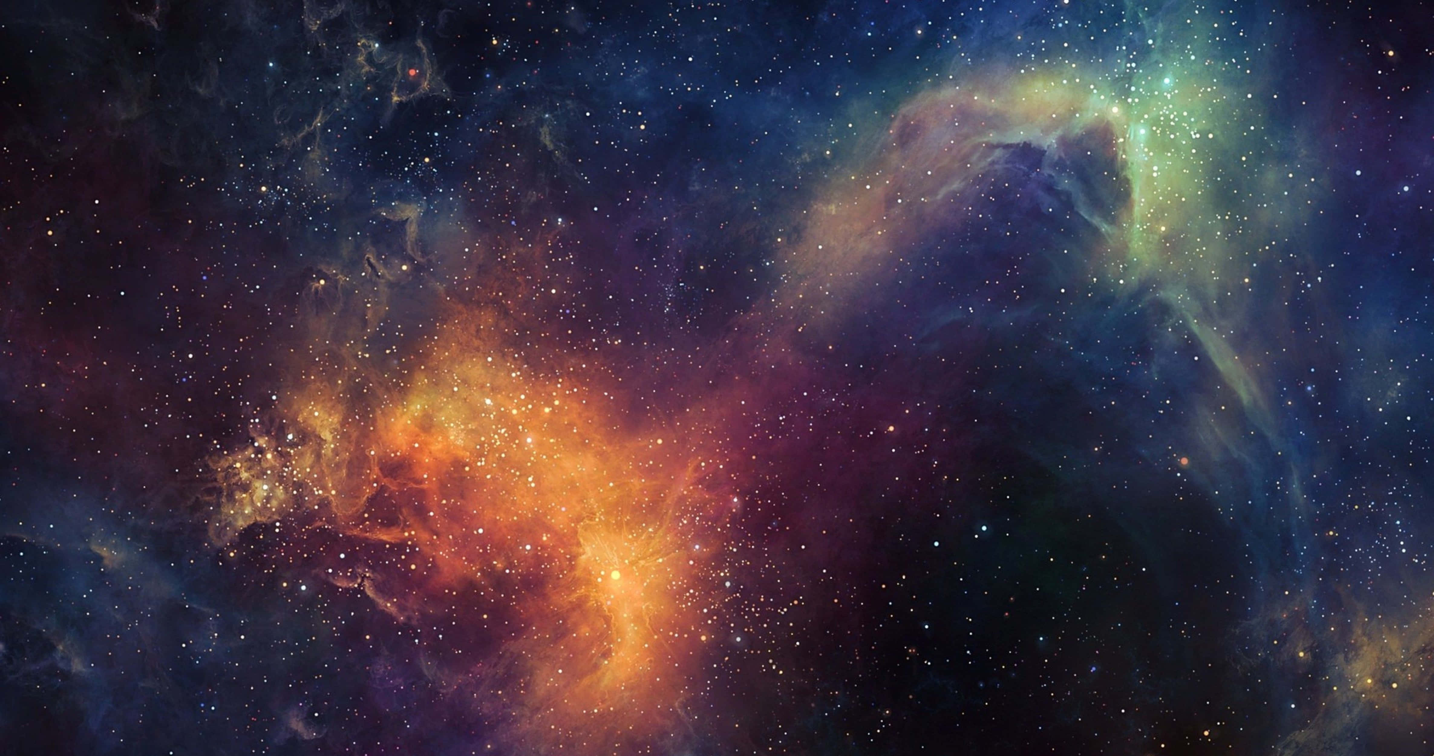 4K Wingu la Nebula Ulimwenguni Picha ya Ukuta