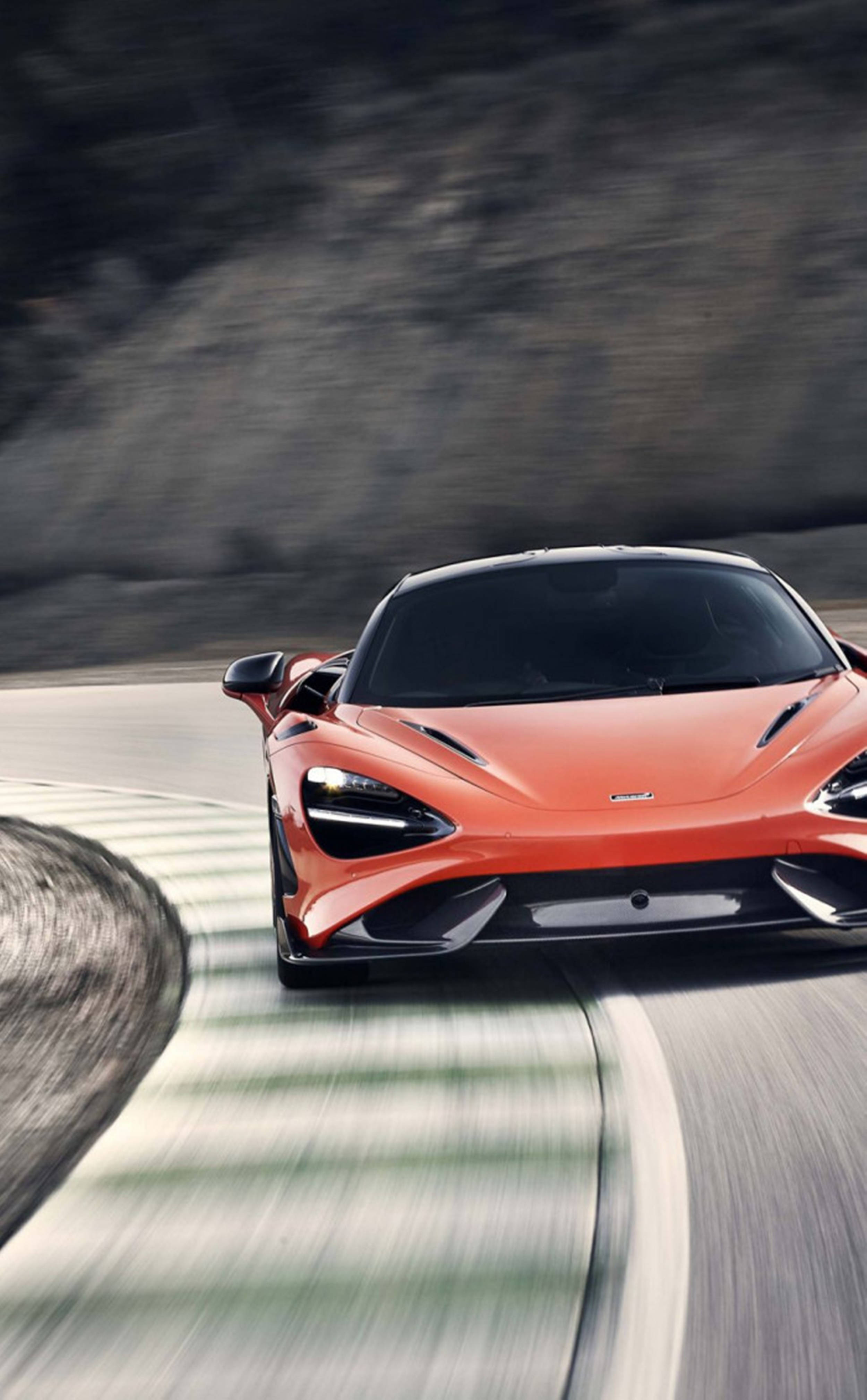765 LT Nyekundu McLaren iPhone Picha ya Ukuta
