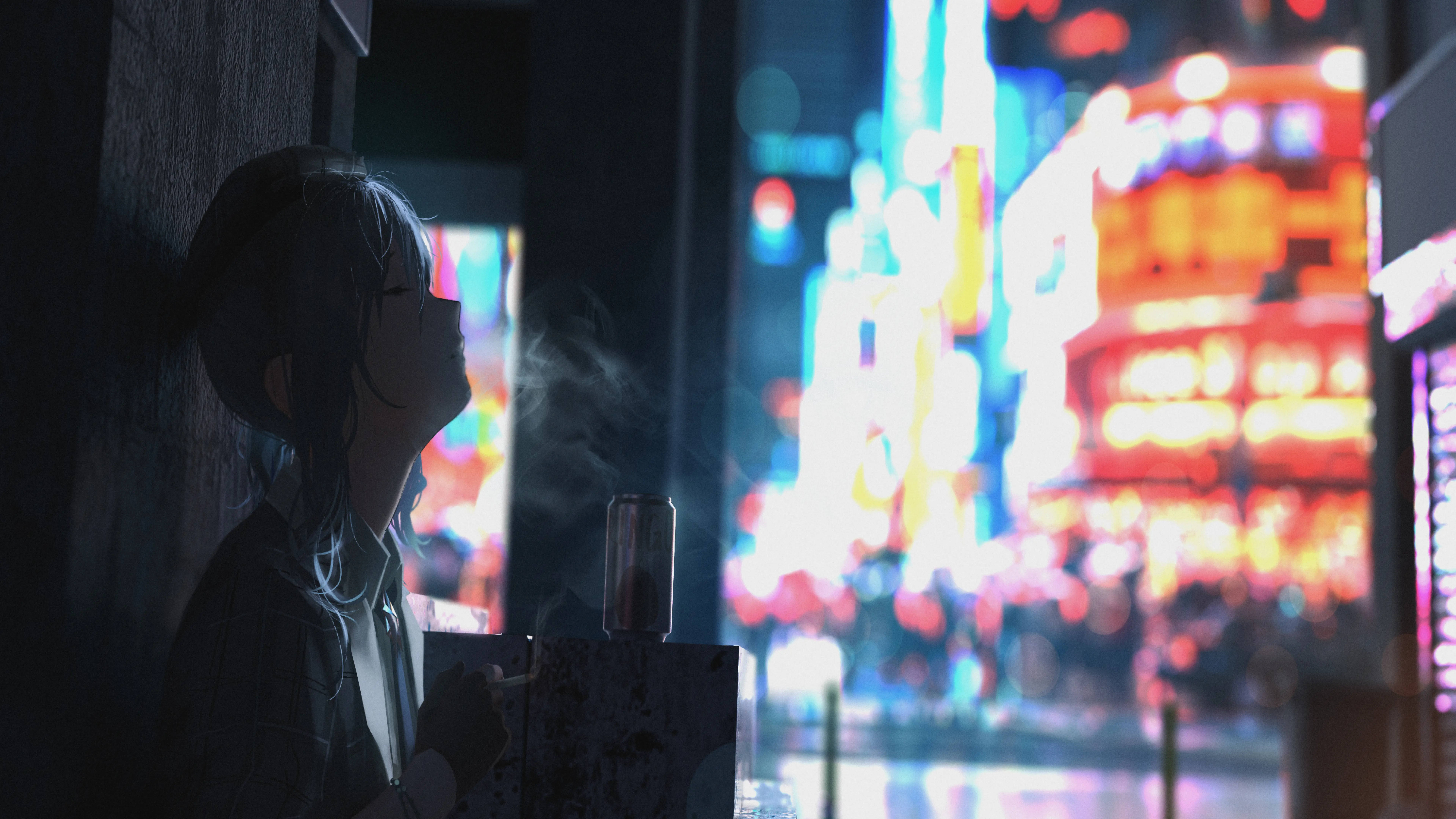 8K Anime Suisei Akivuta Picha ya Ukuta