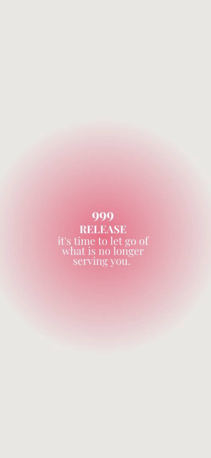 999 Toleo la Pink Aura Aesthetic Picha ya Ukuta