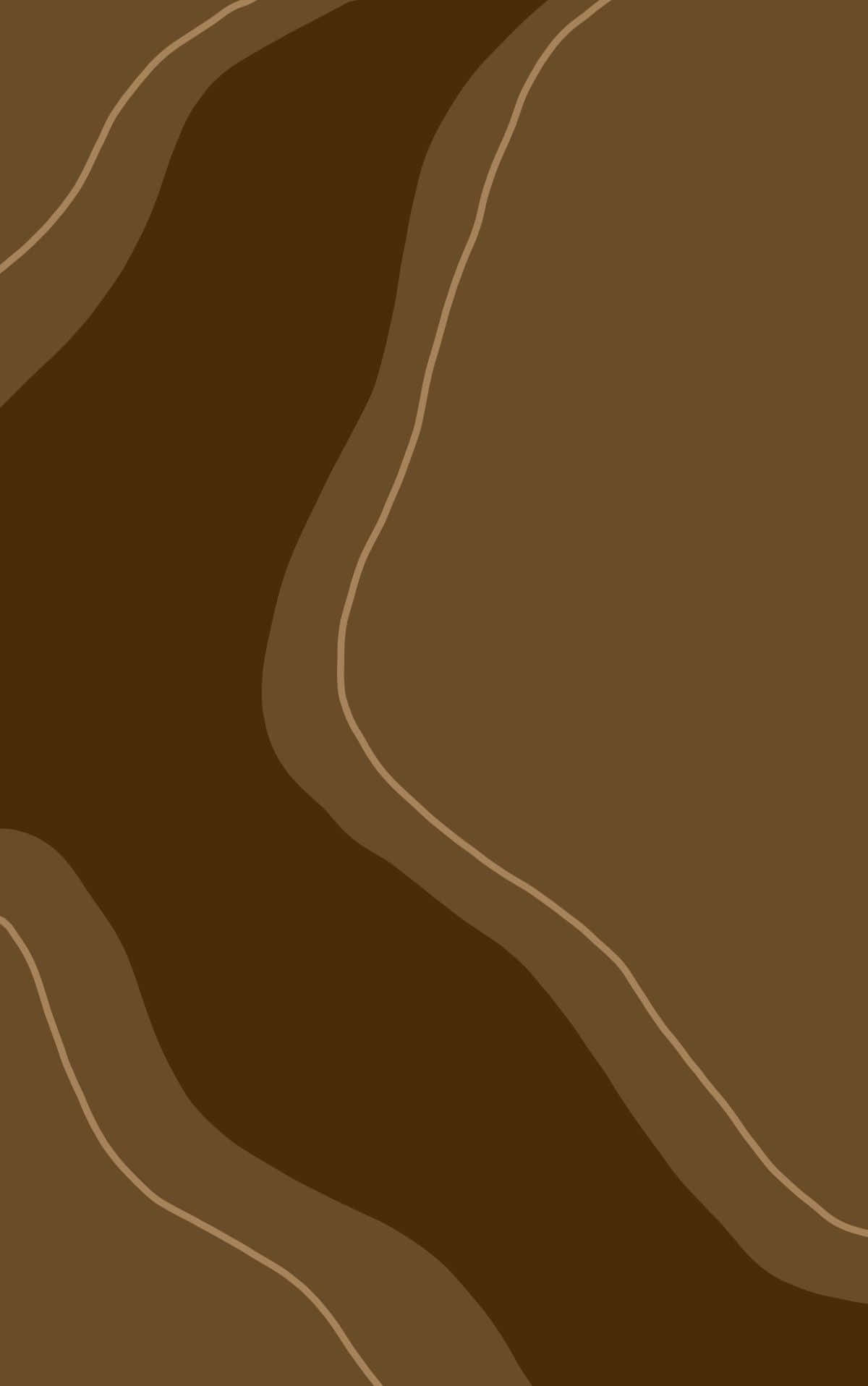 a brown and white river with a brown background Picha ya Ukuta