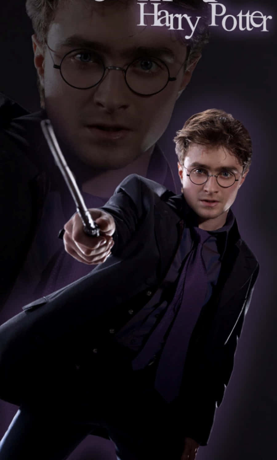 A close-up look at Harry Potter from the famous book and movie series Picha ya Ukuta