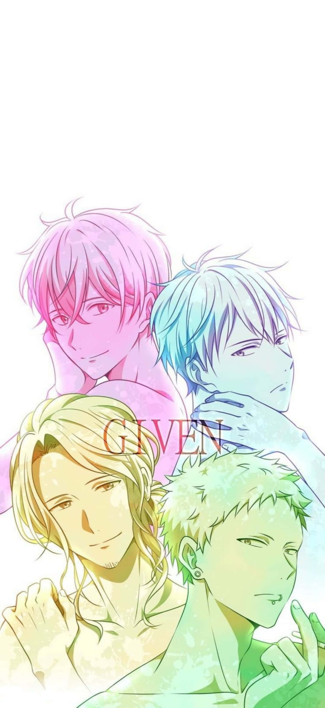 a group of anime characters with different colored hair Picha ya Ukuta