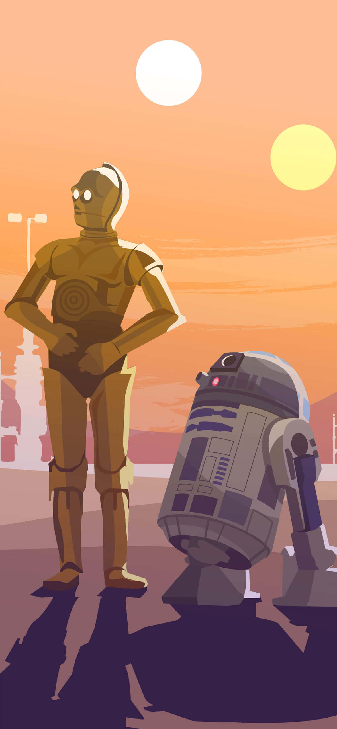 A hero to many, R2-D2 is here! Picha ya Ukuta