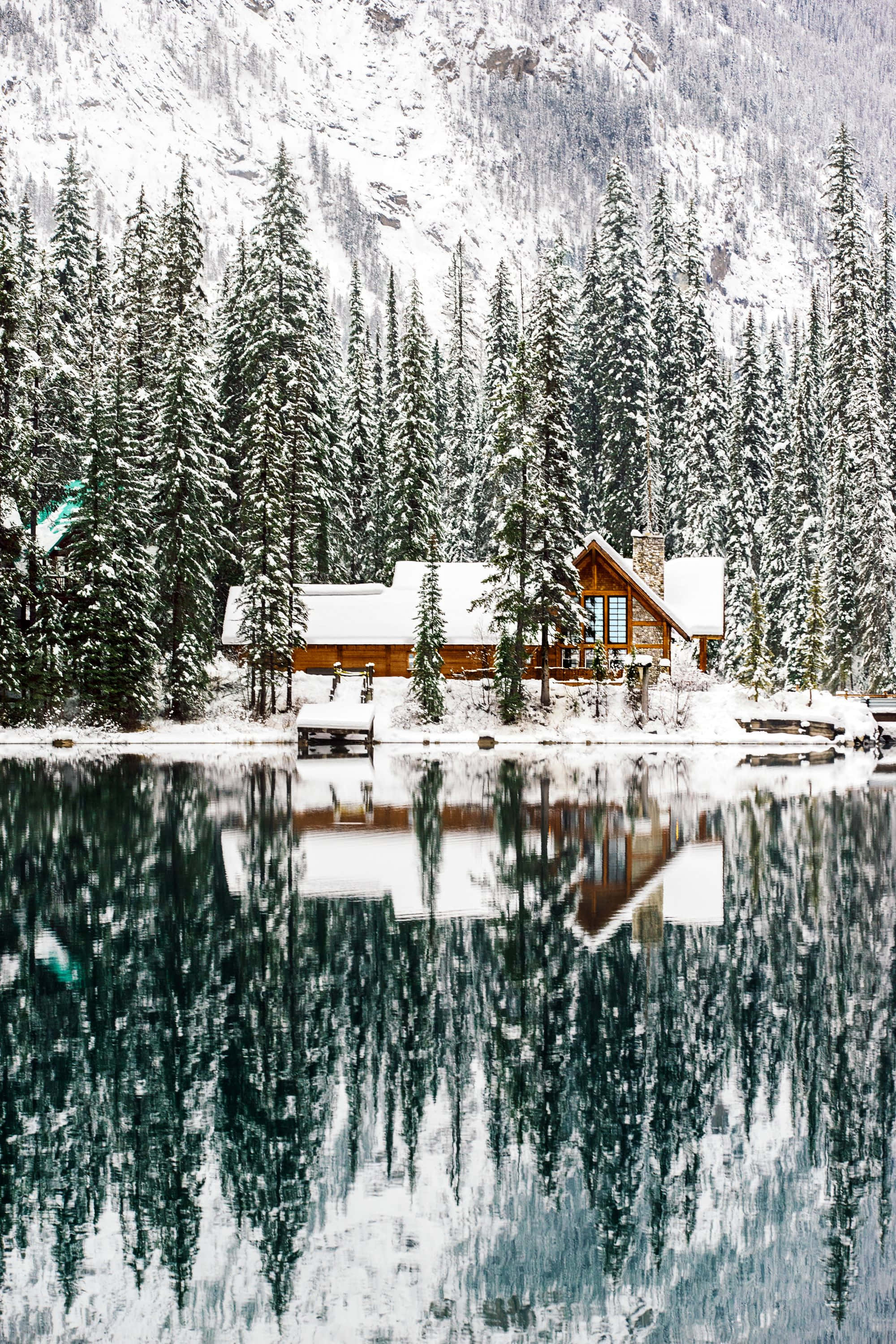 "A magical winter night" Picha ya Ukuta