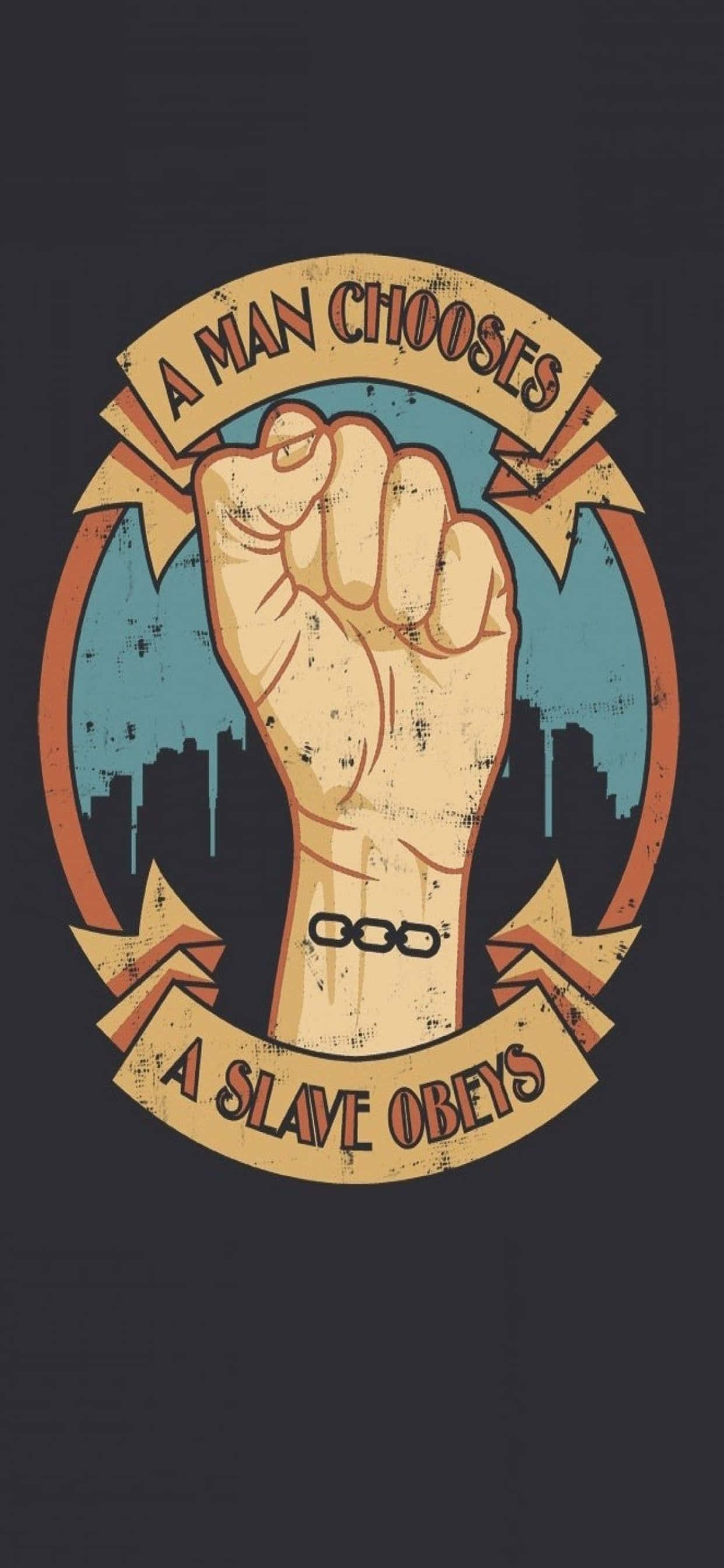 a man chooses a slave over a city Picha ya Ukuta
