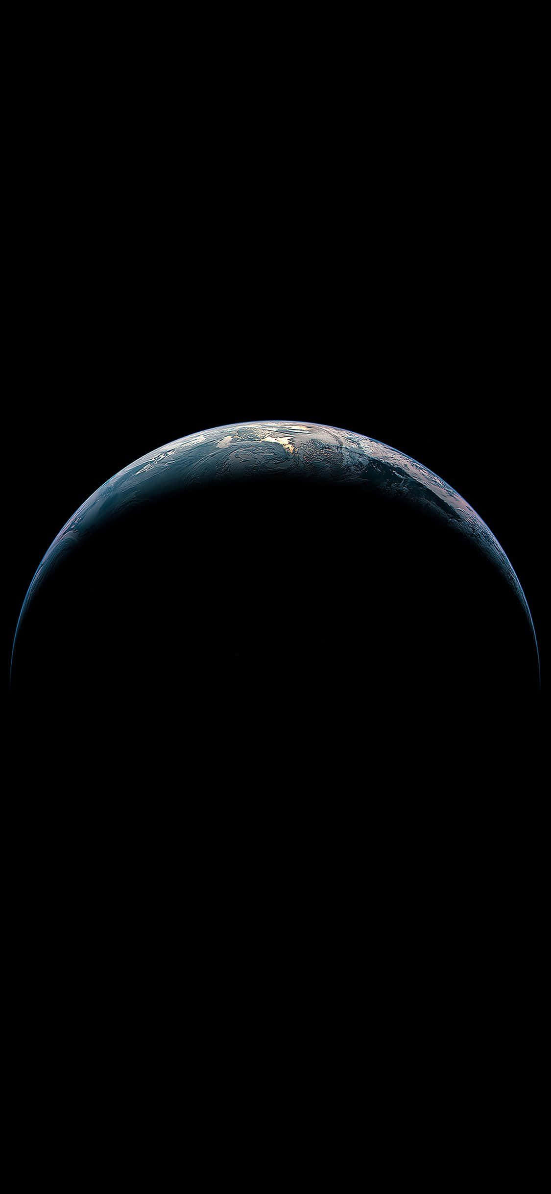 A Picture Perfect View of Earth from Space Picha ya Ukuta