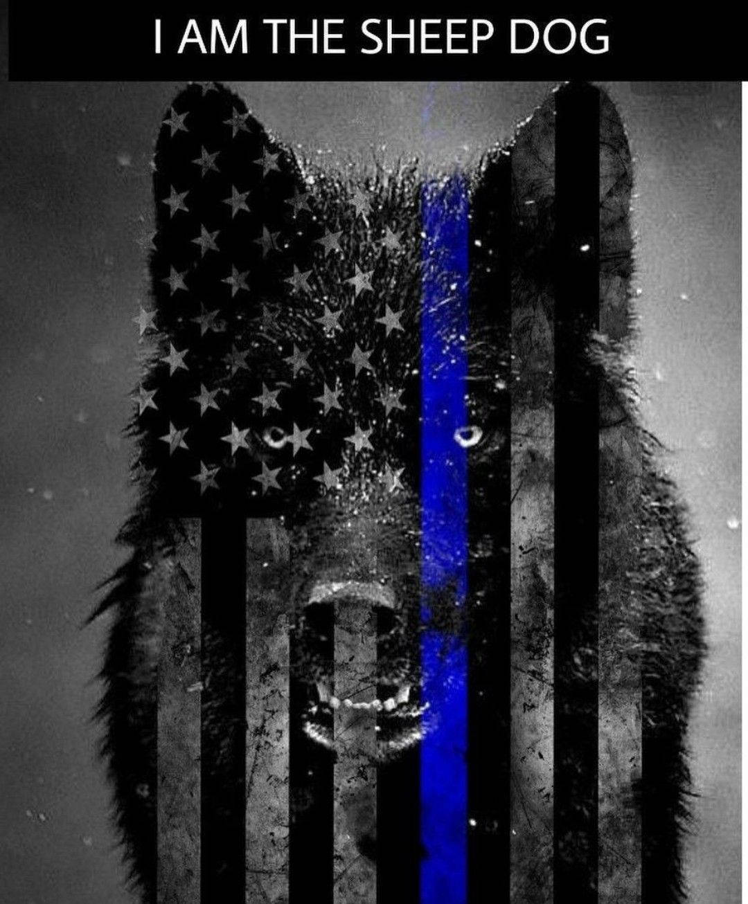 "A Working Sacrifice For The Thin Blue Line" Picha ya Ukuta