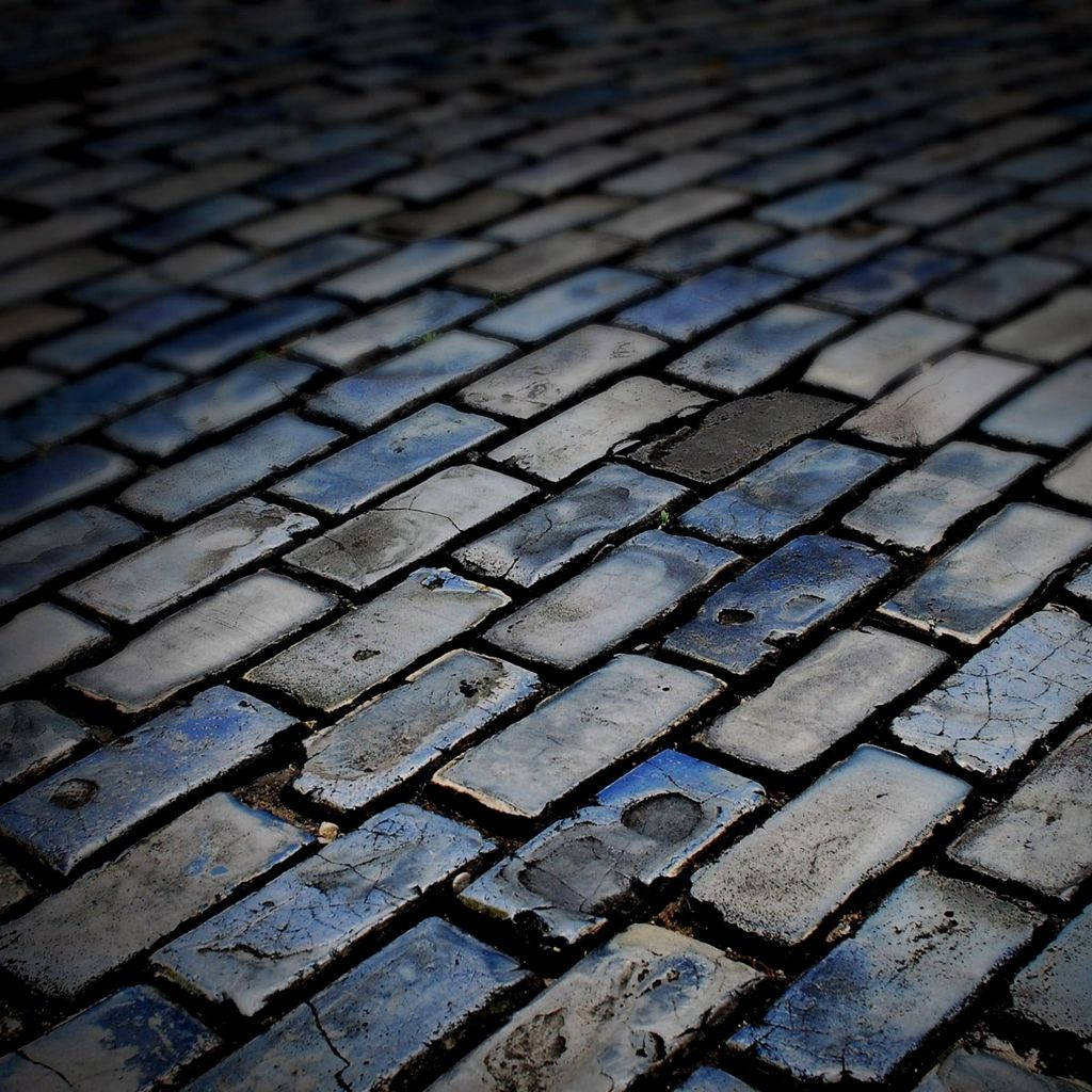 Abstract Brick Road iPad Picha ya Ukuta