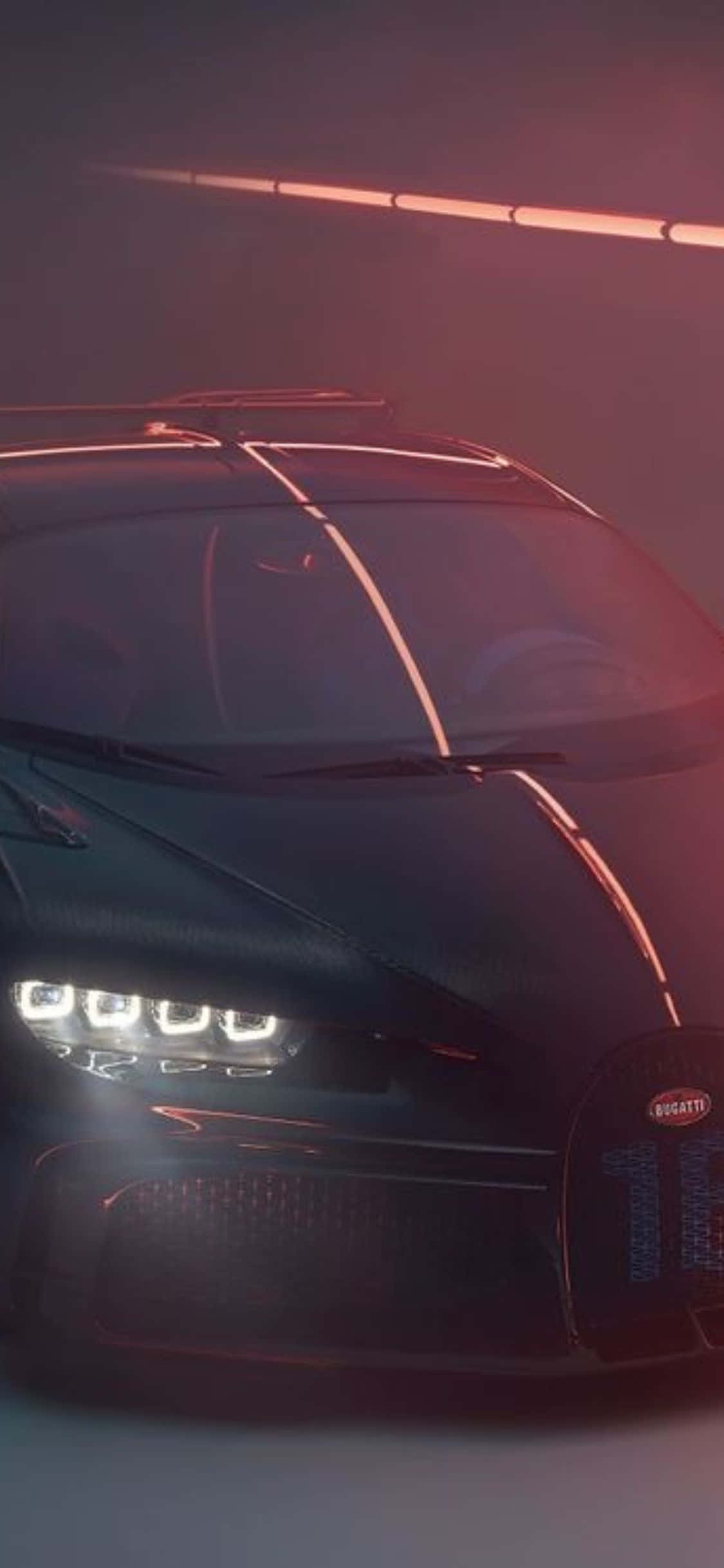 "Accelerate your lifestyle na luxury na speed isiyo na mfano - The IphoneXs Bugatti" Picha ya Ukuta