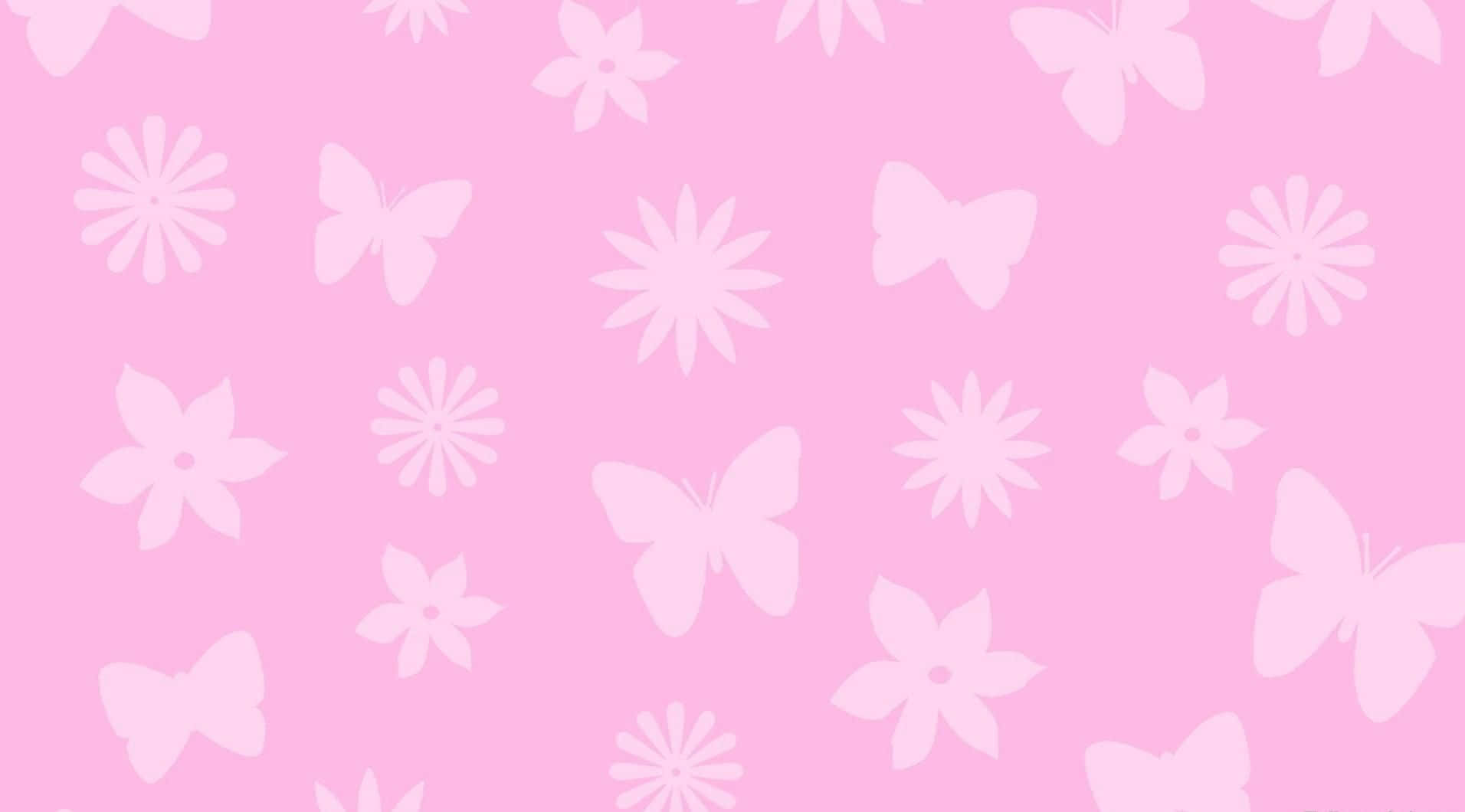 Acha maisha yako yawe ya rangi na ya kufurahisha kama muundo huu wa Kawaii Pink. Picha ya Ukuta