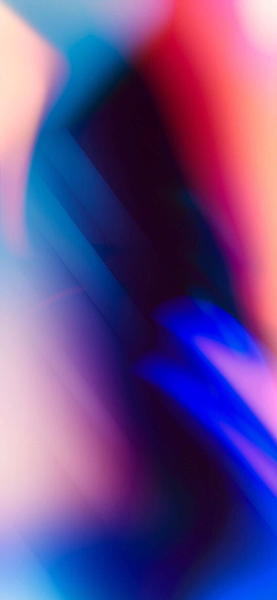 "Acha Ubunifu Wako Uweza na Hii Wallpaper ya Abstract ya Samawati ya iPhone" Picha ya Ukuta
