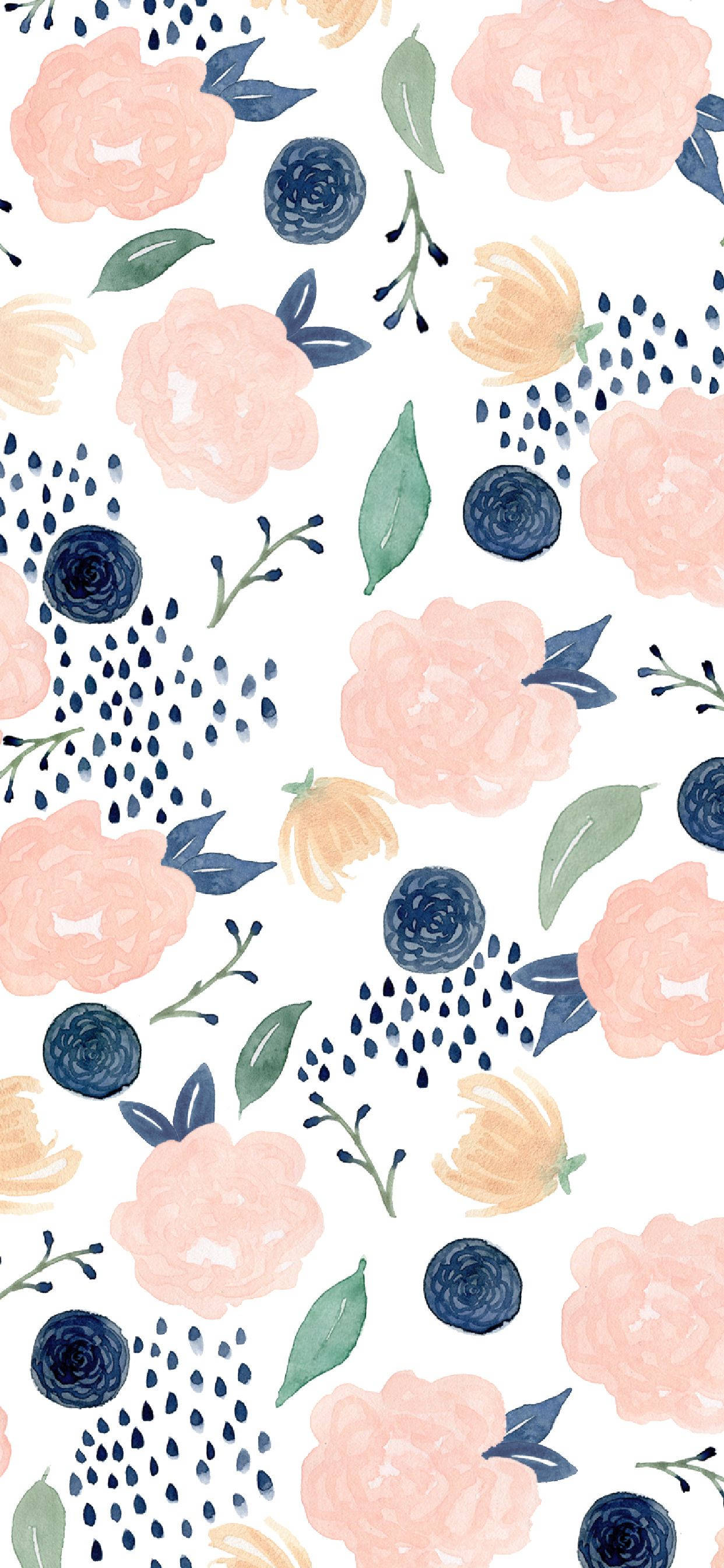 Add a splash of color to your phone with this Cute Spring Phone background. Picha ya Ukuta
