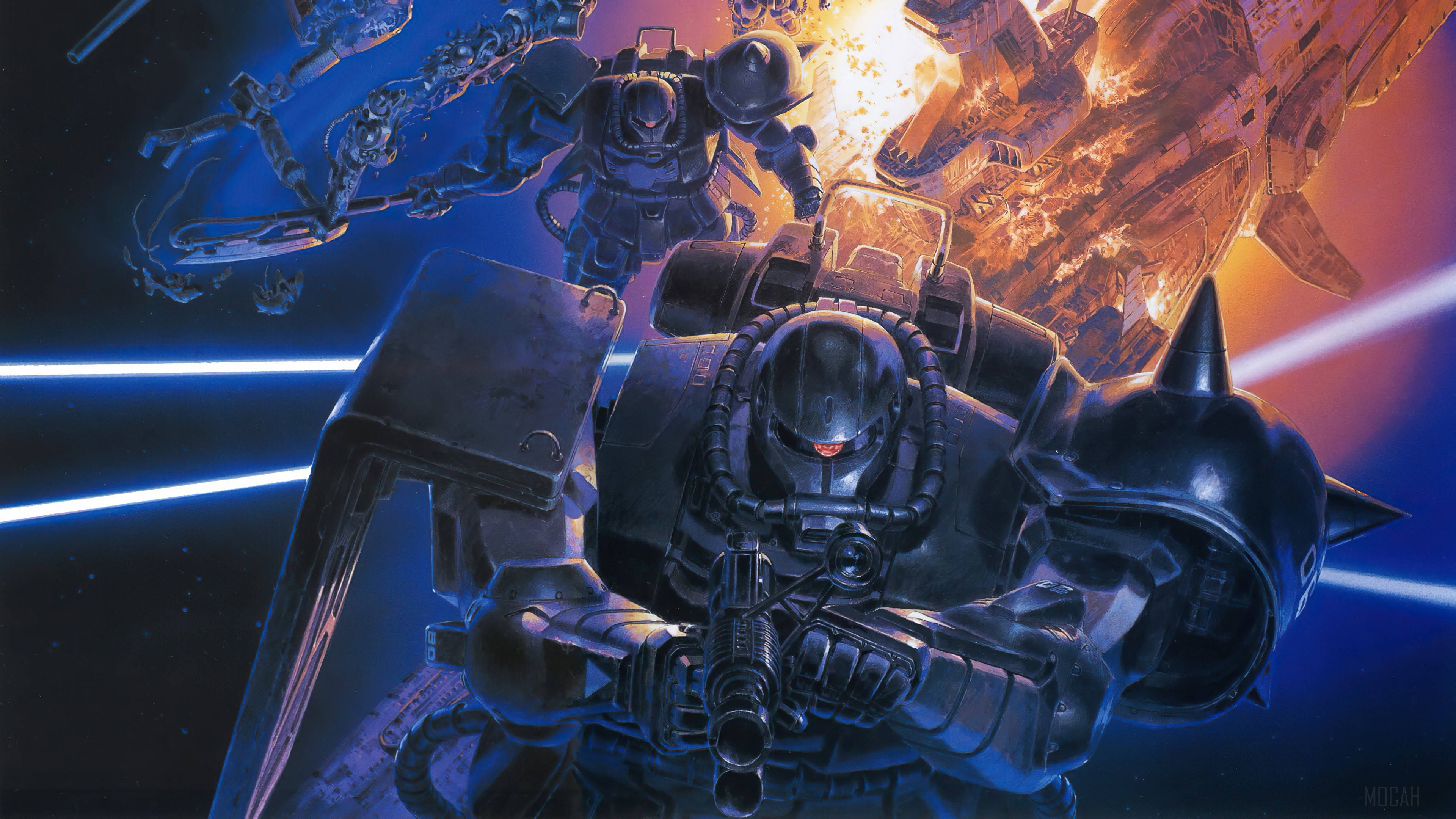 Adui wa Anime Mobile Suit Gundam Picha ya Ukuta
