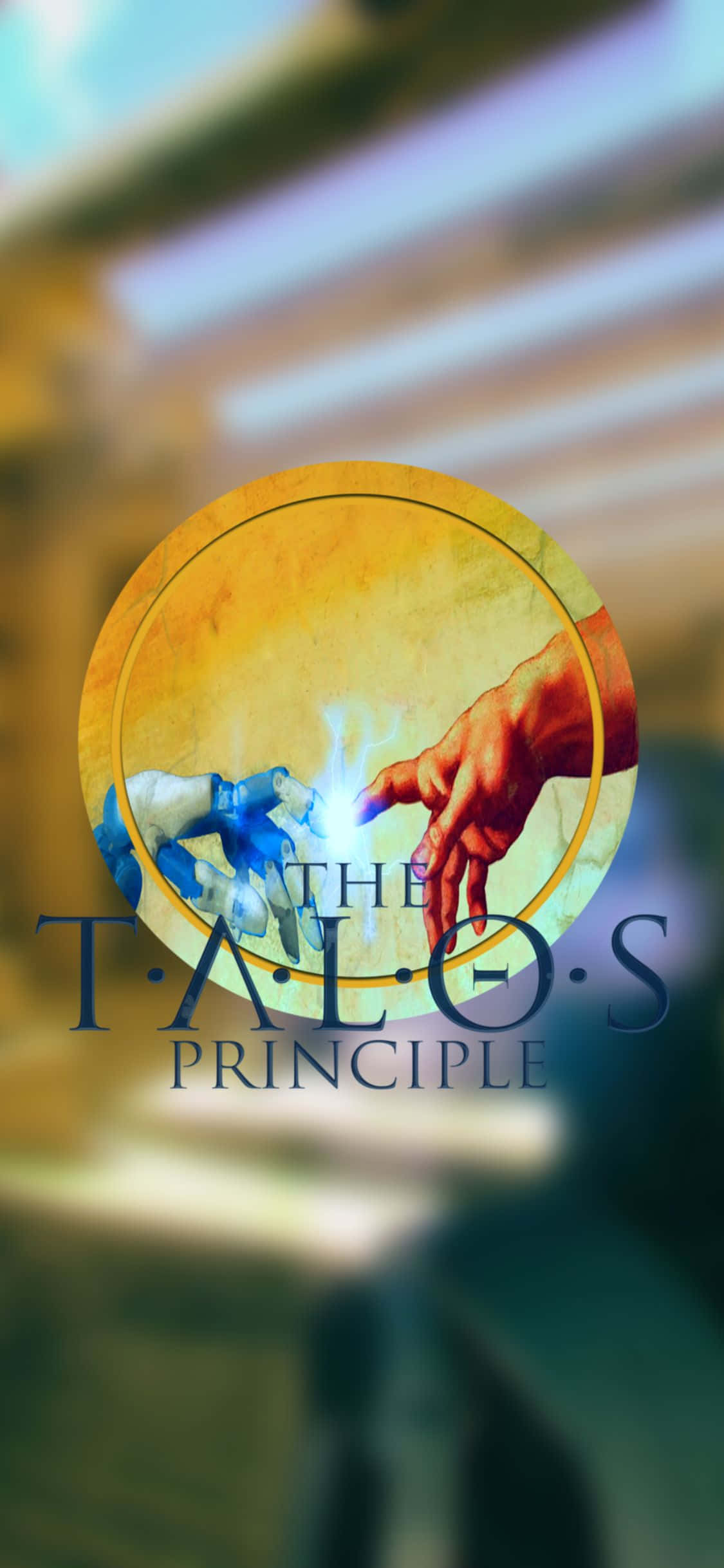 Adventure Awaits in iPhone Xs - The Talos Principle Picha ya Ukuta