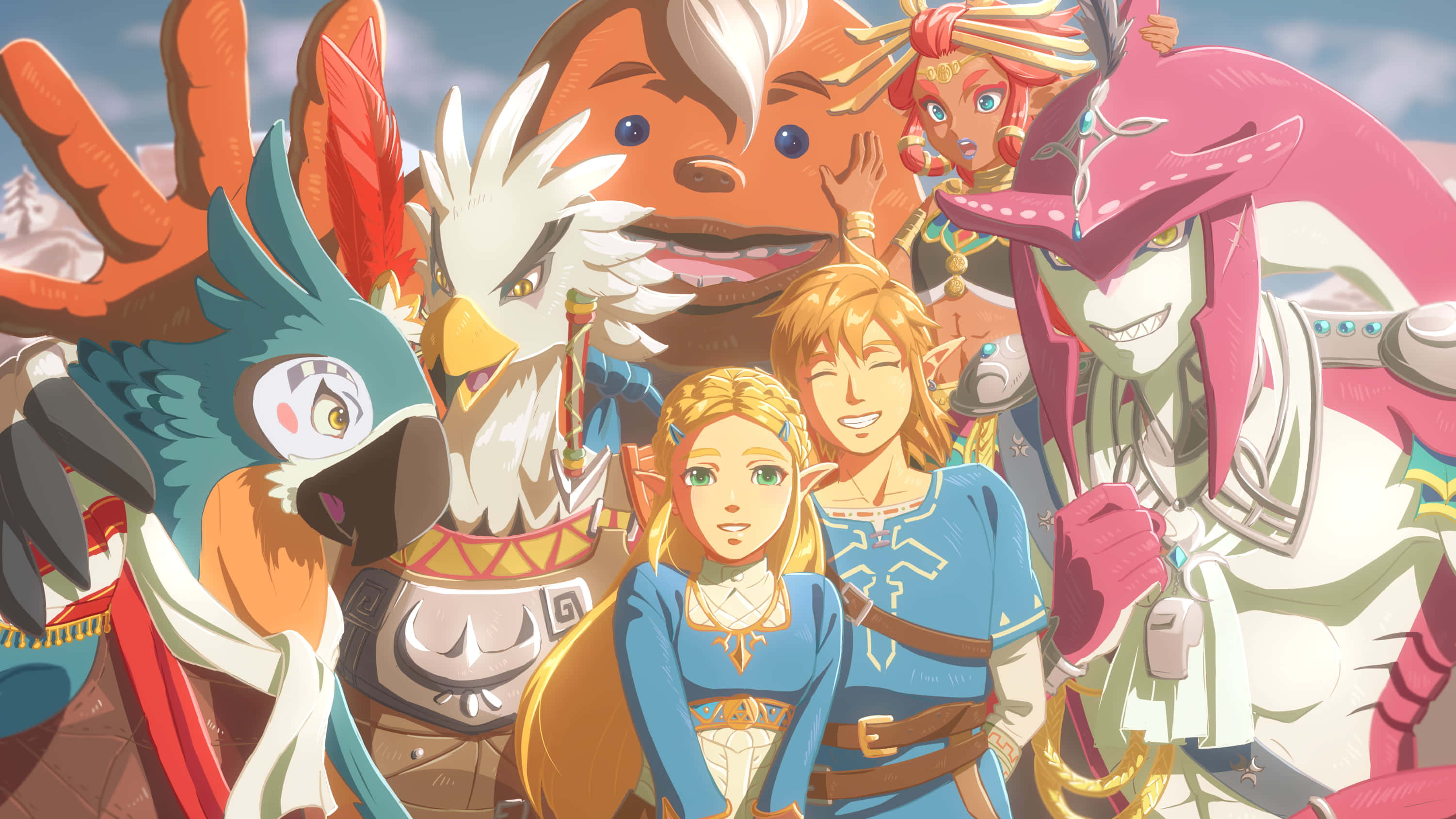 Adventure Inasubiri katika The Legend of Zelda Picha ya Ukuta