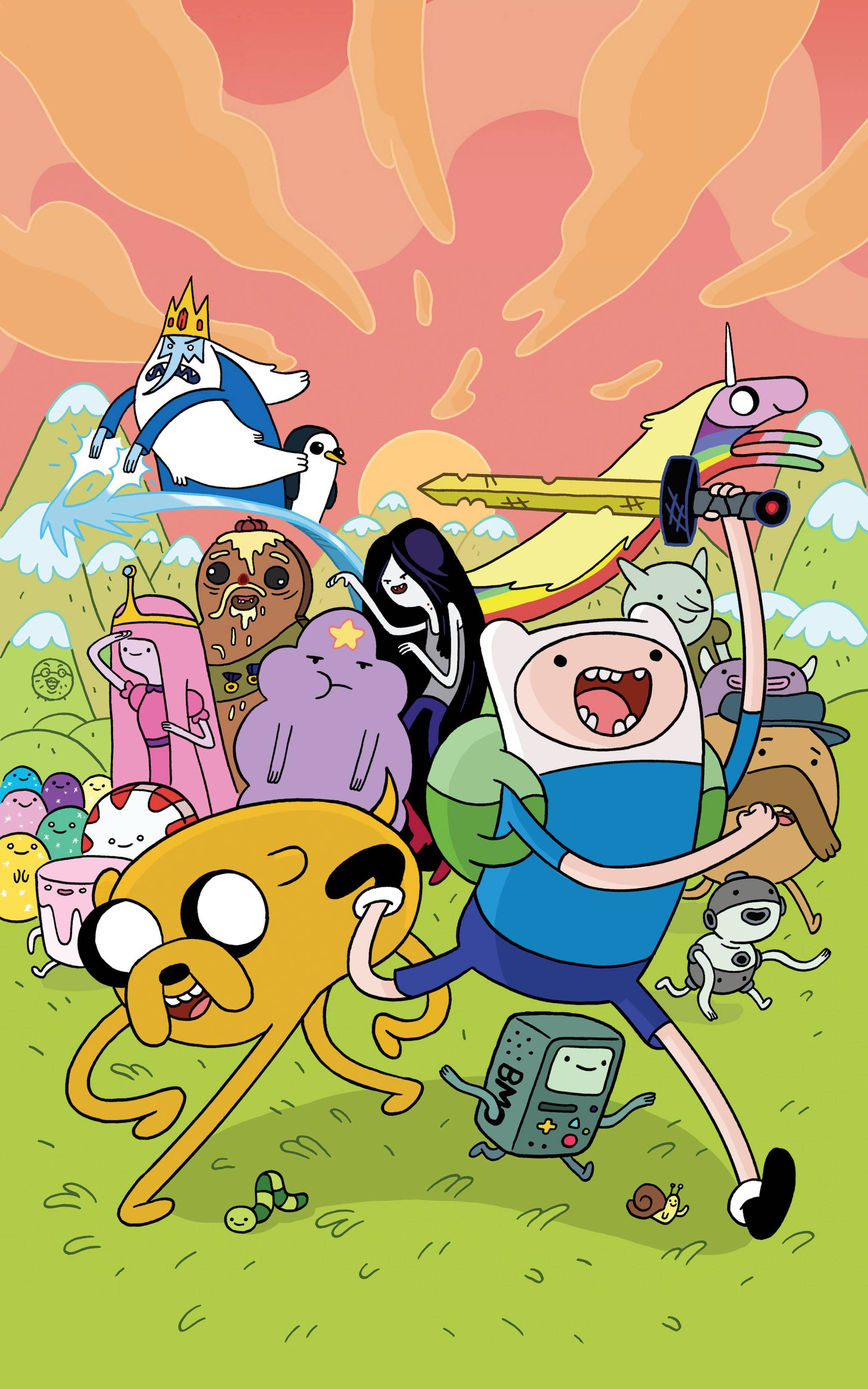 Adventure Time kwa Vyombo vya Kati Picha ya Ukuta