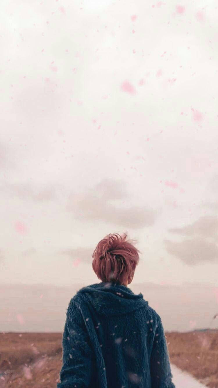Aesthetic Bts Jimin Siku ya Spring Picha ya Ukuta