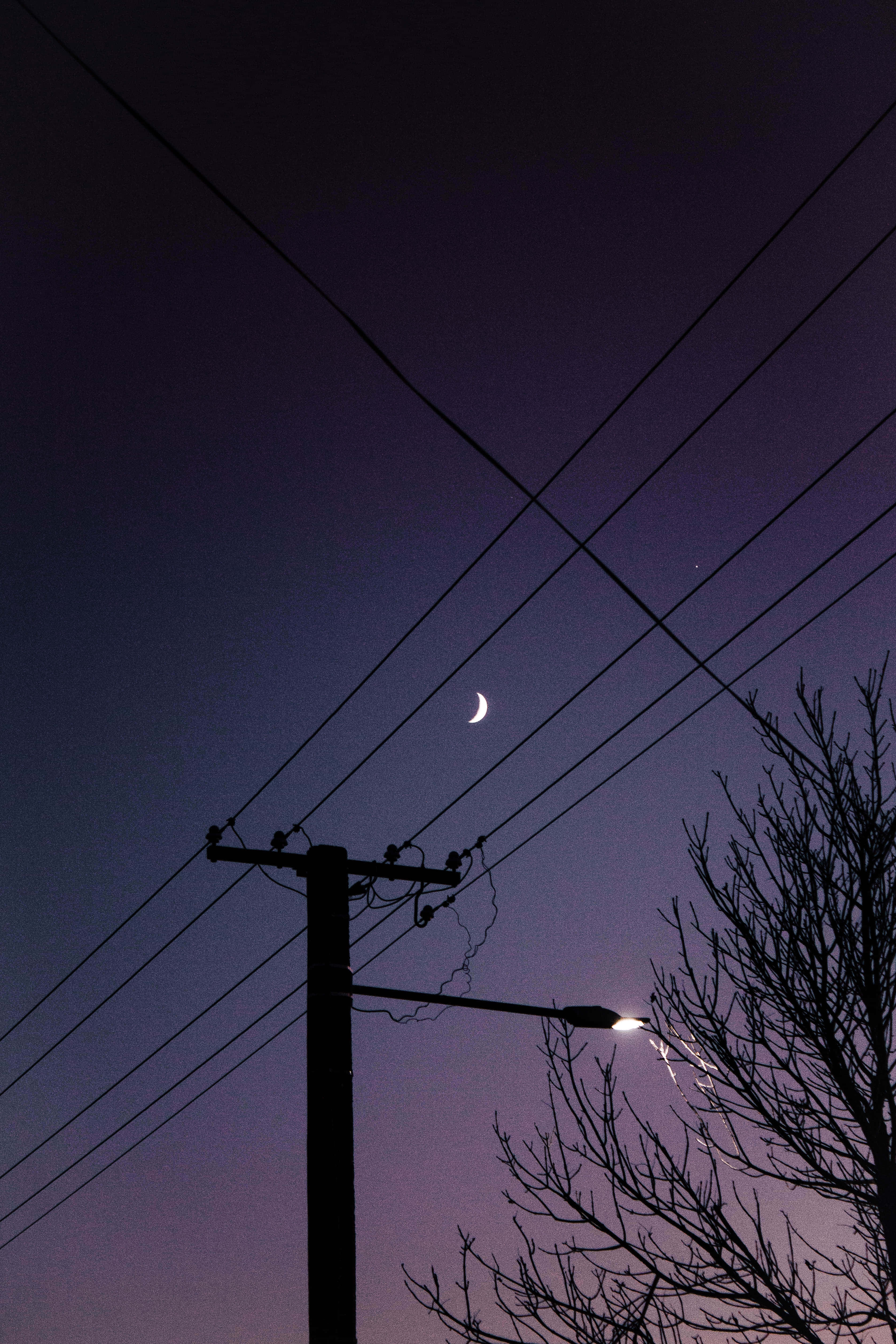 Aesthetic Streetlight At Night pictures Picha ya Ukuta