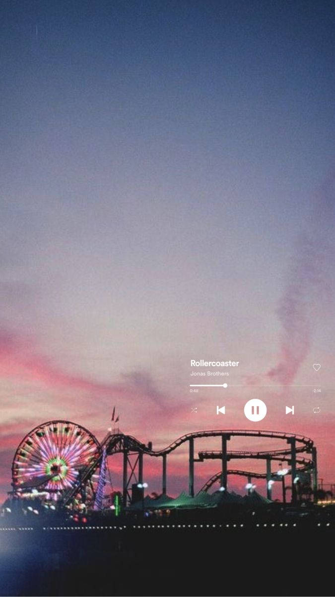 Aesthetic ya Muziki wa Jonas Brothers Picha ya Ukuta