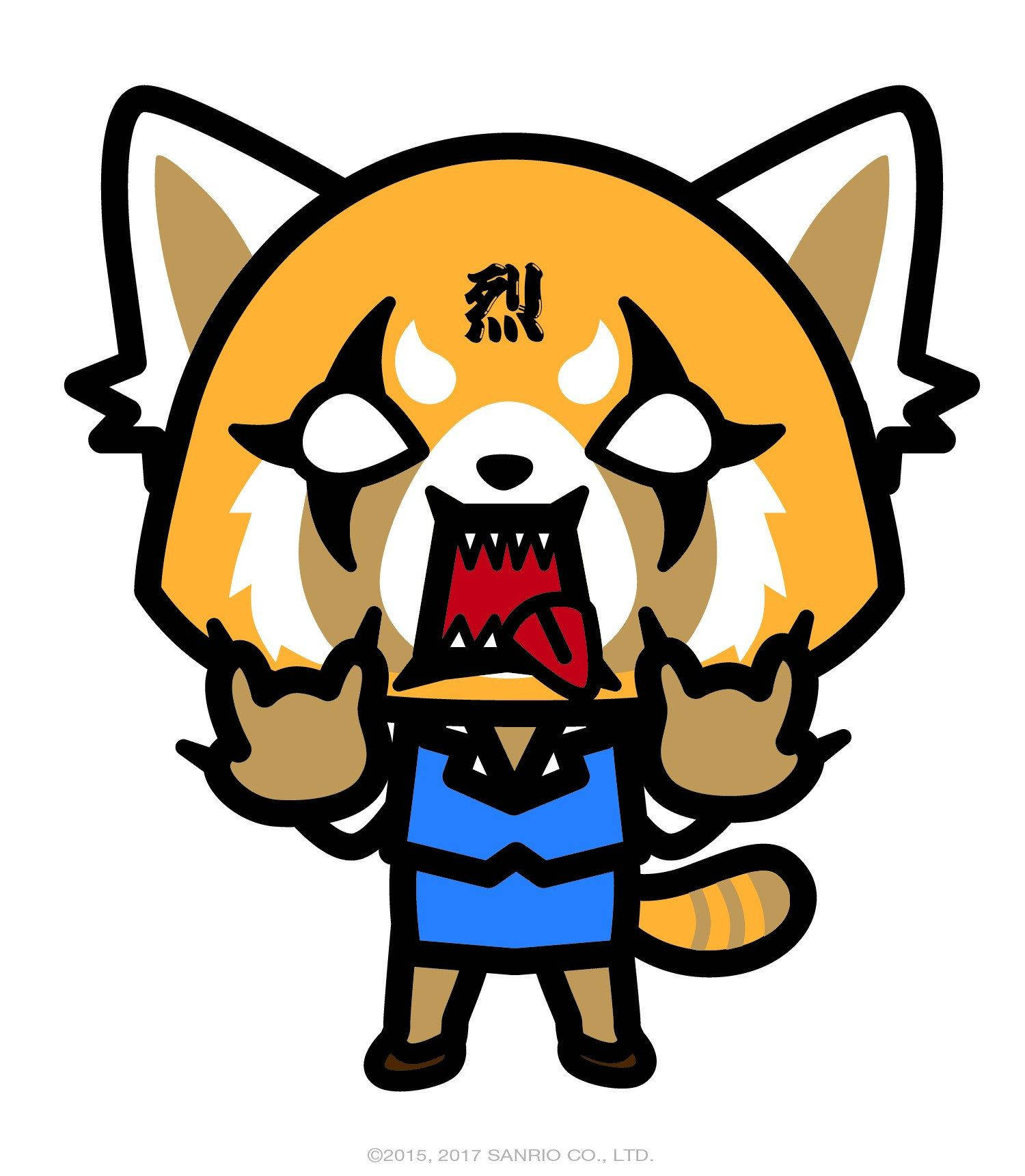 Aggretsuko Hardcore Fanart Picha ya Ukuta