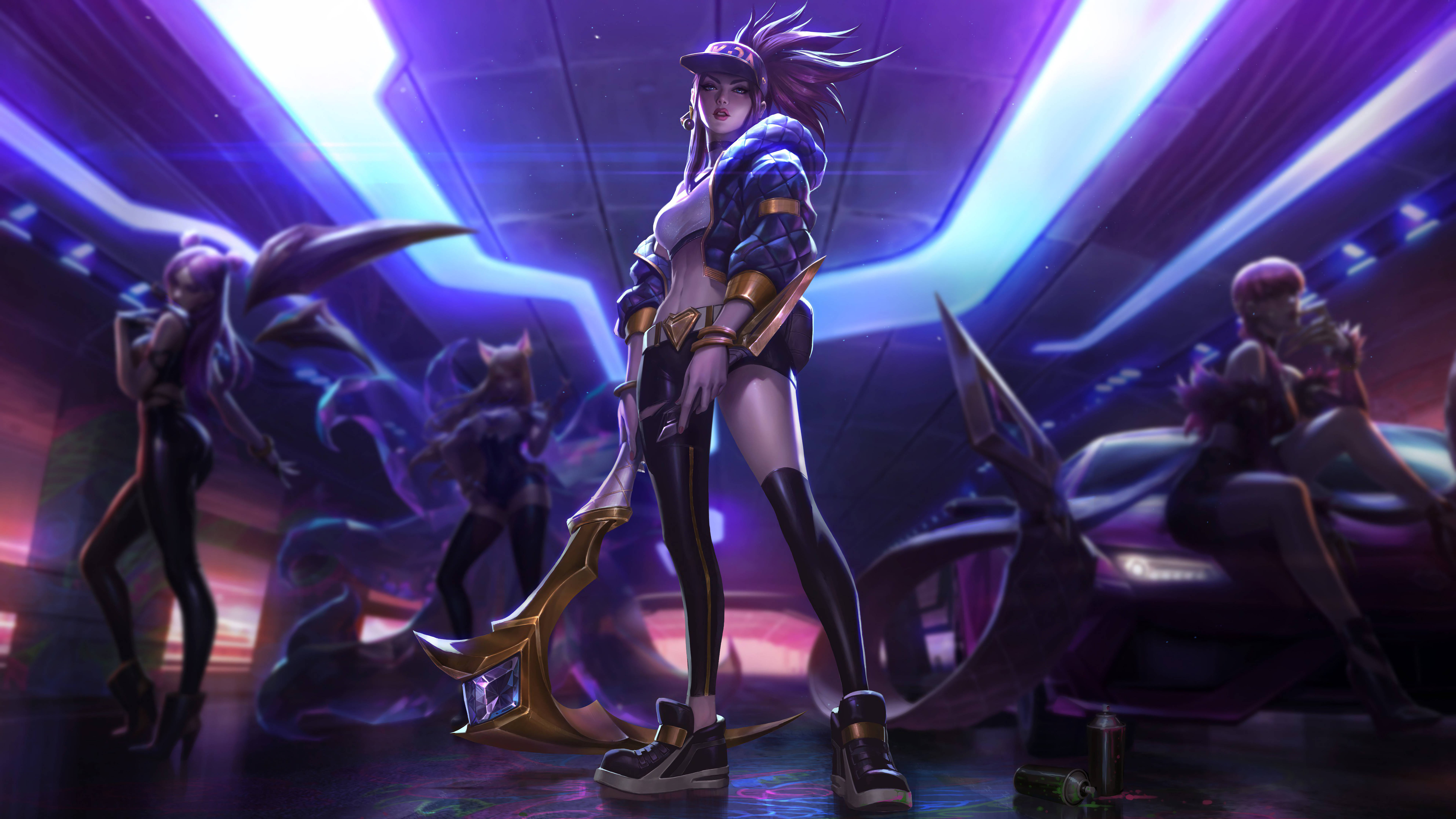Akali kutoka KDA More MTV Original Edition Picha ya Ukuta