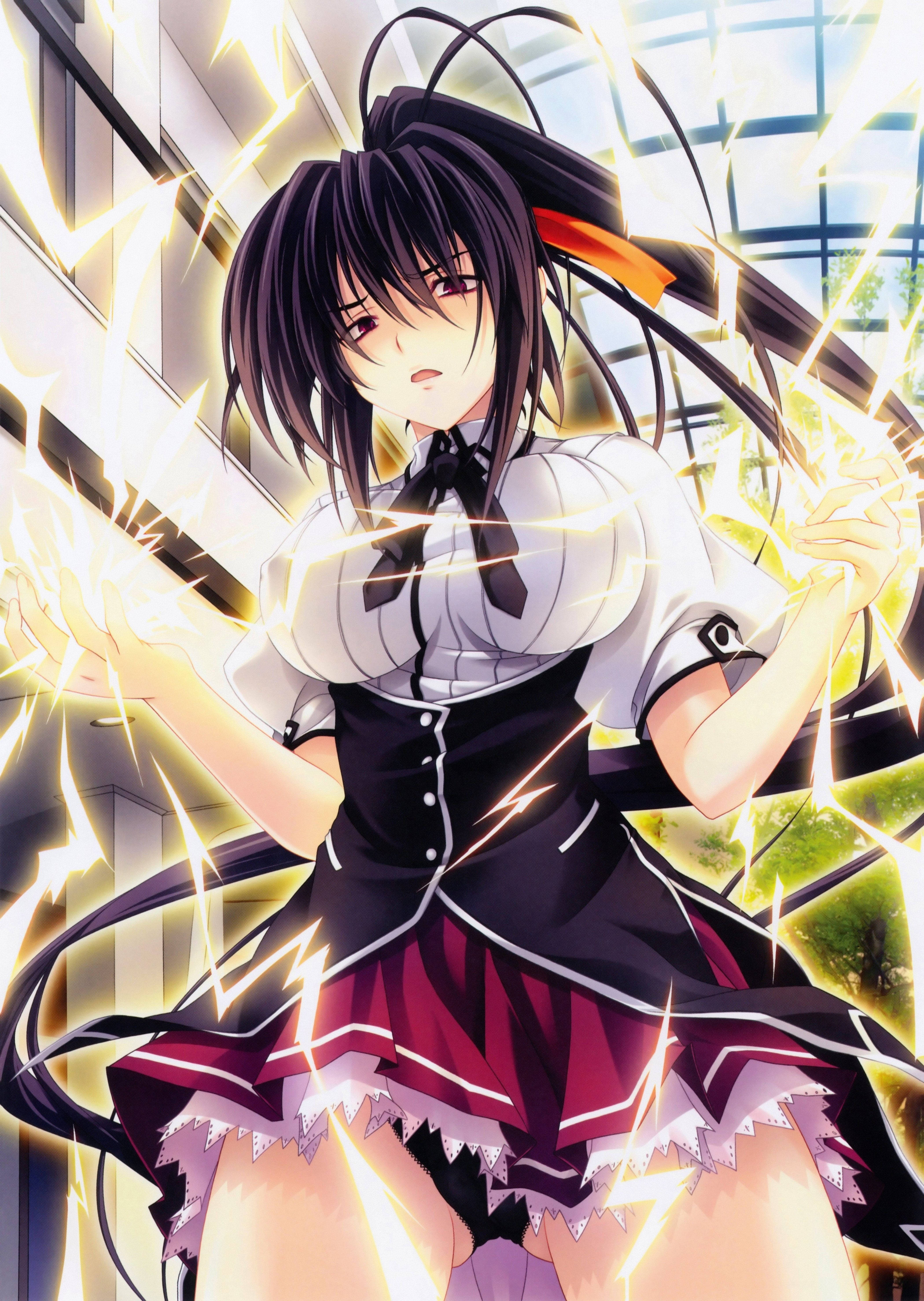 Akeno Thunder Highschool DxD Picha ya Ukuta