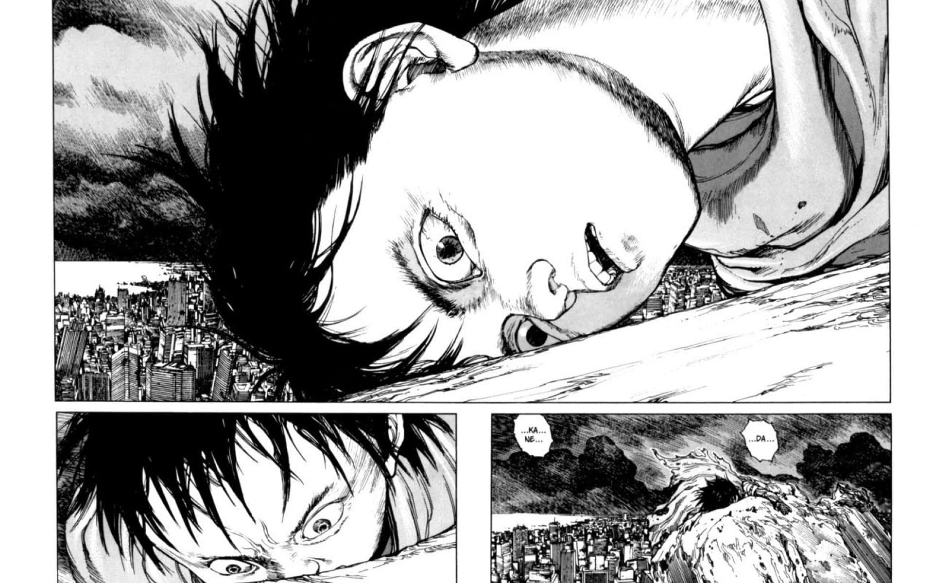 Akira Mandhari ya Paneli ya Manga Picha ya Ukuta