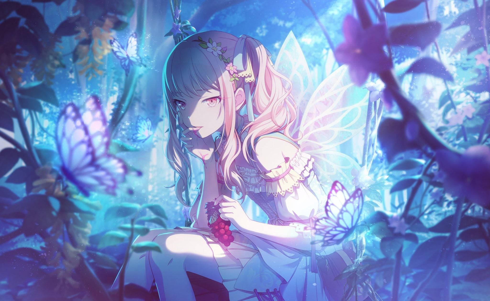 Akiyama Mizuki Fairy Pinki Picha ya Ukuta