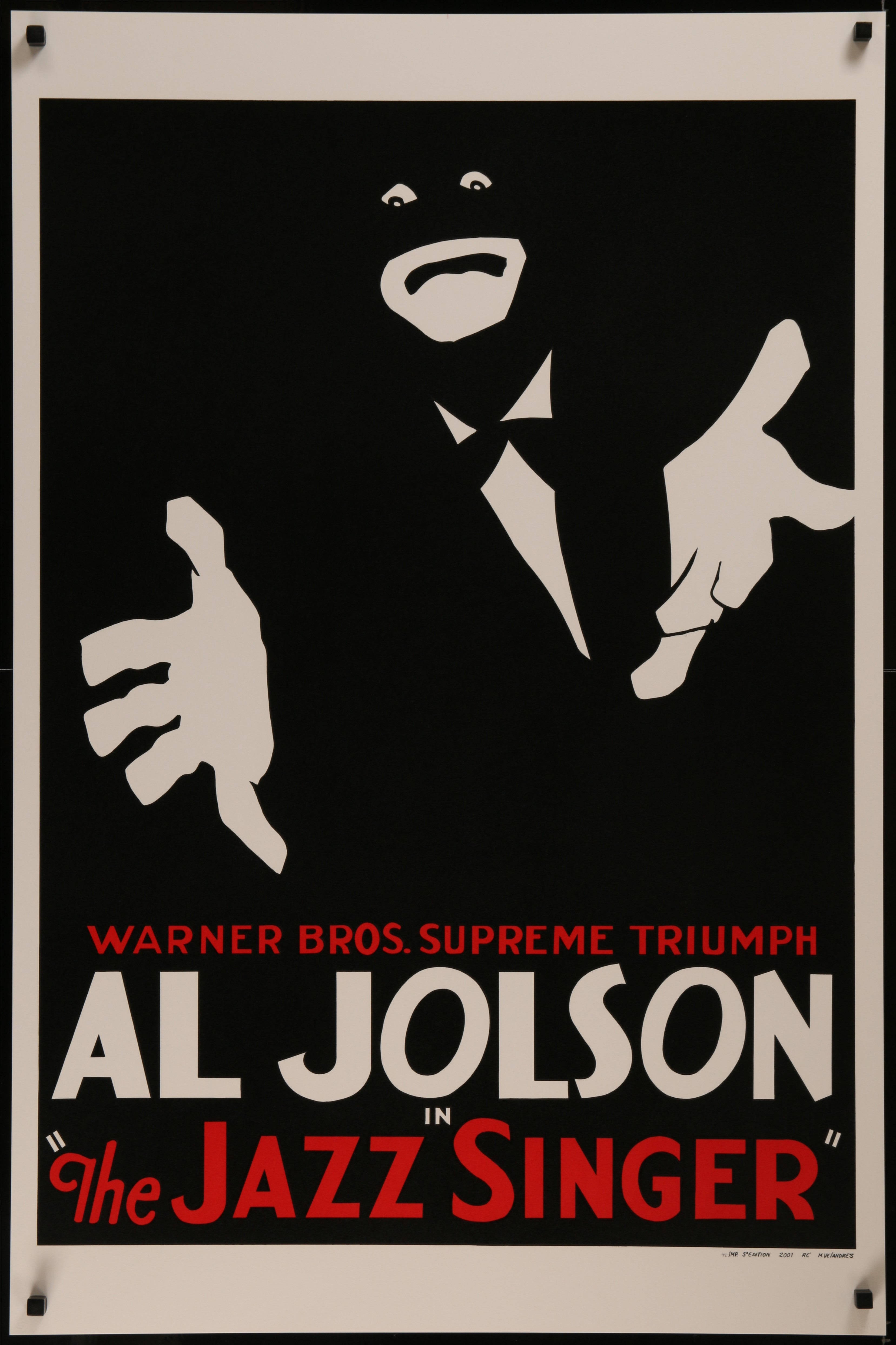 Al Jolson The Jazzy Singer Creepy Cover Picha ya Ukuta