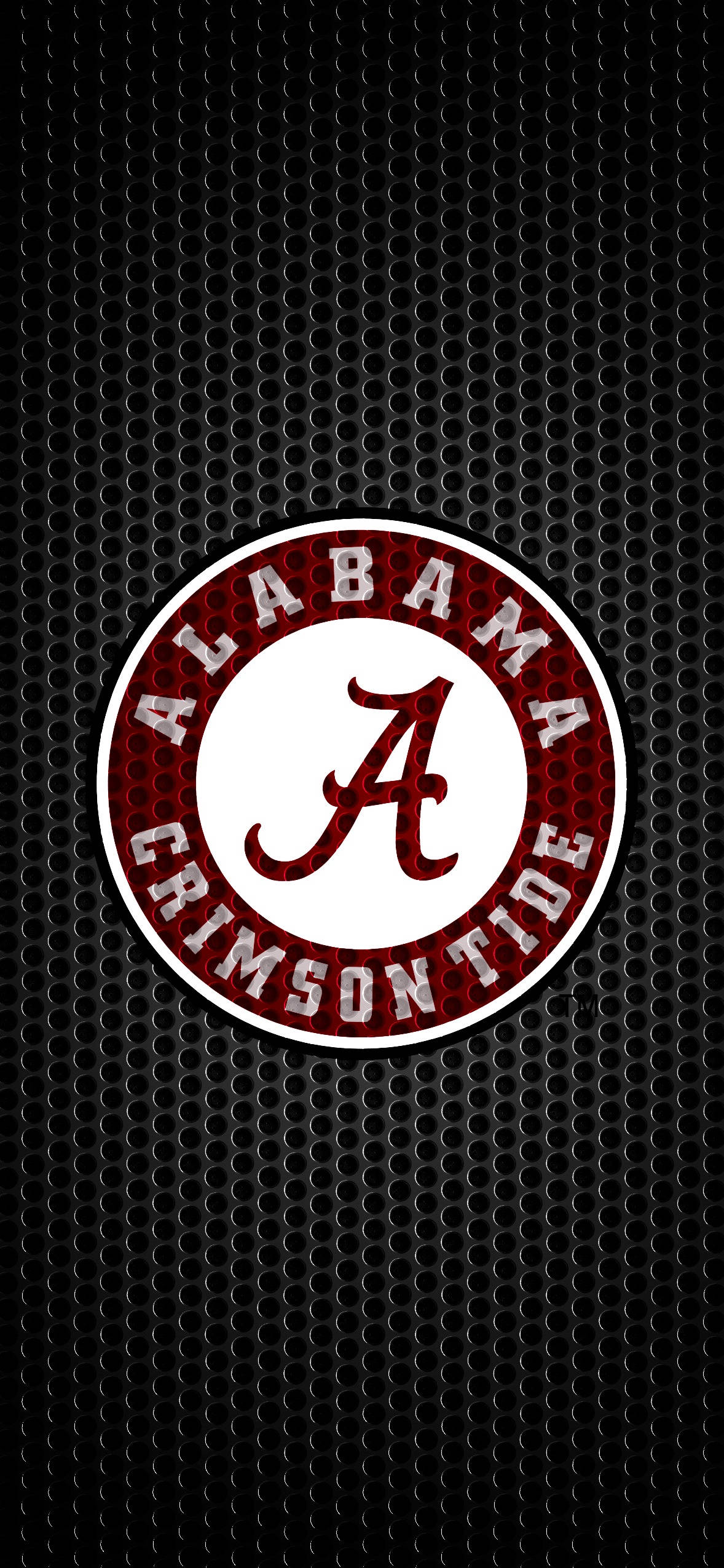Alabama Crimson Tide Black Metal Art Picha ya Ukuta