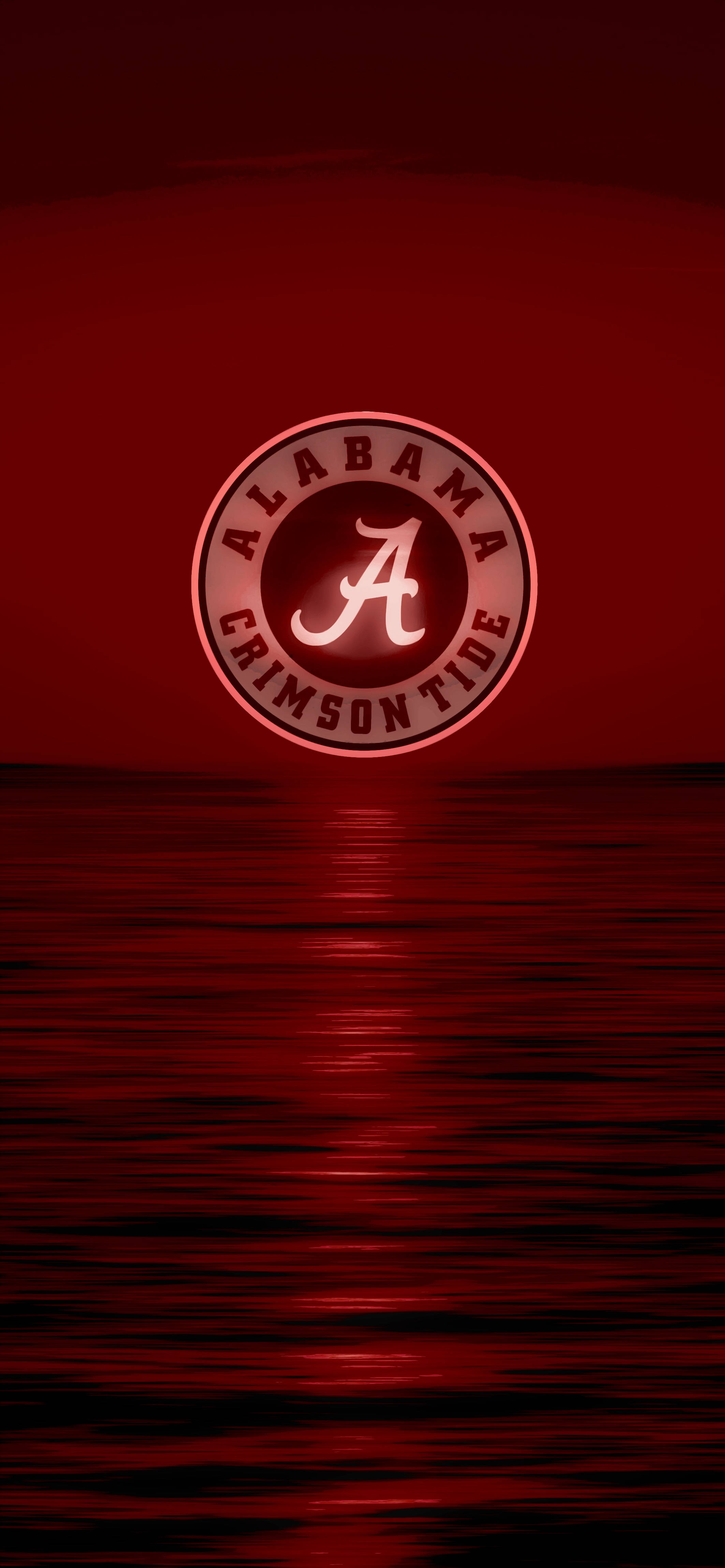 Alabama Crimson Tide Machweo Giza Picha ya Ukuta