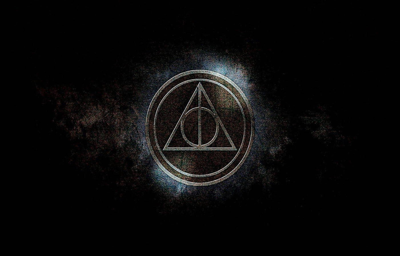 Alama ya Deathly Hallows Harry Potter iPad Picha ya Ukuta