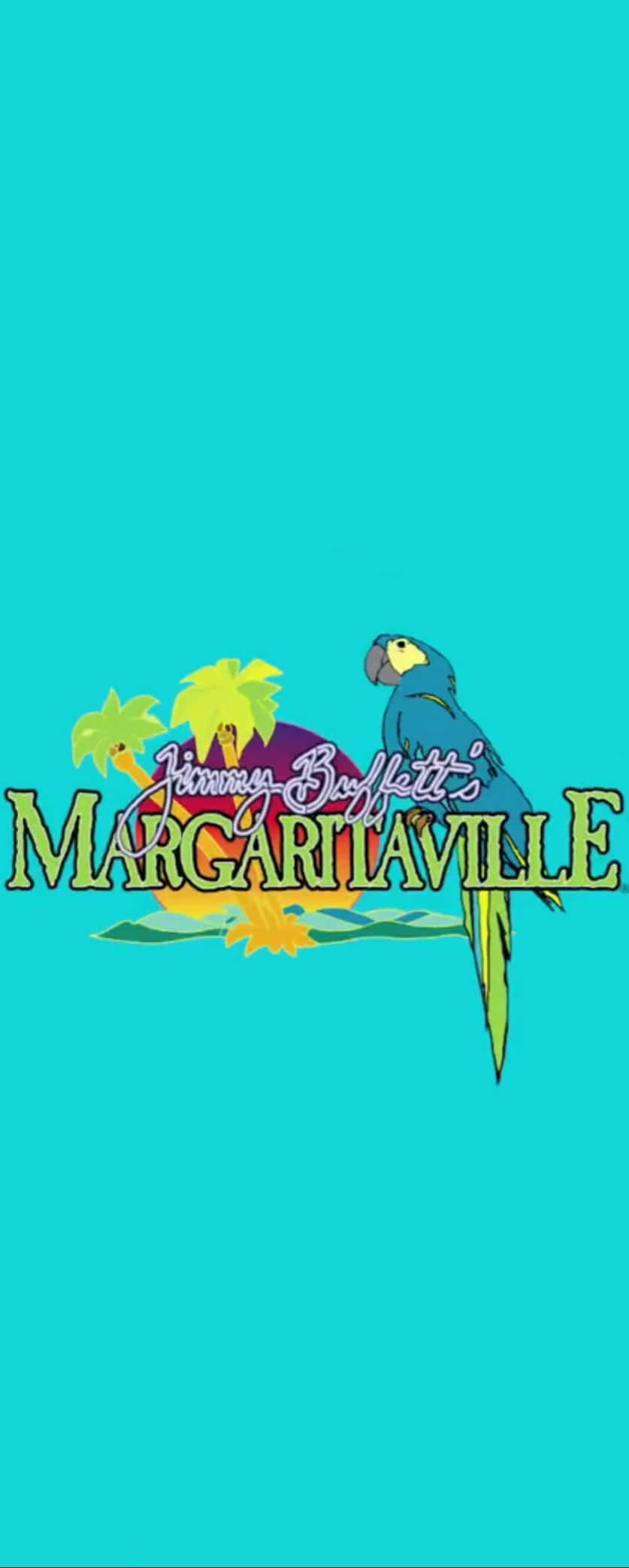 Alama ya Jimmy Buffett ya Margaritaville Picha ya Ukuta