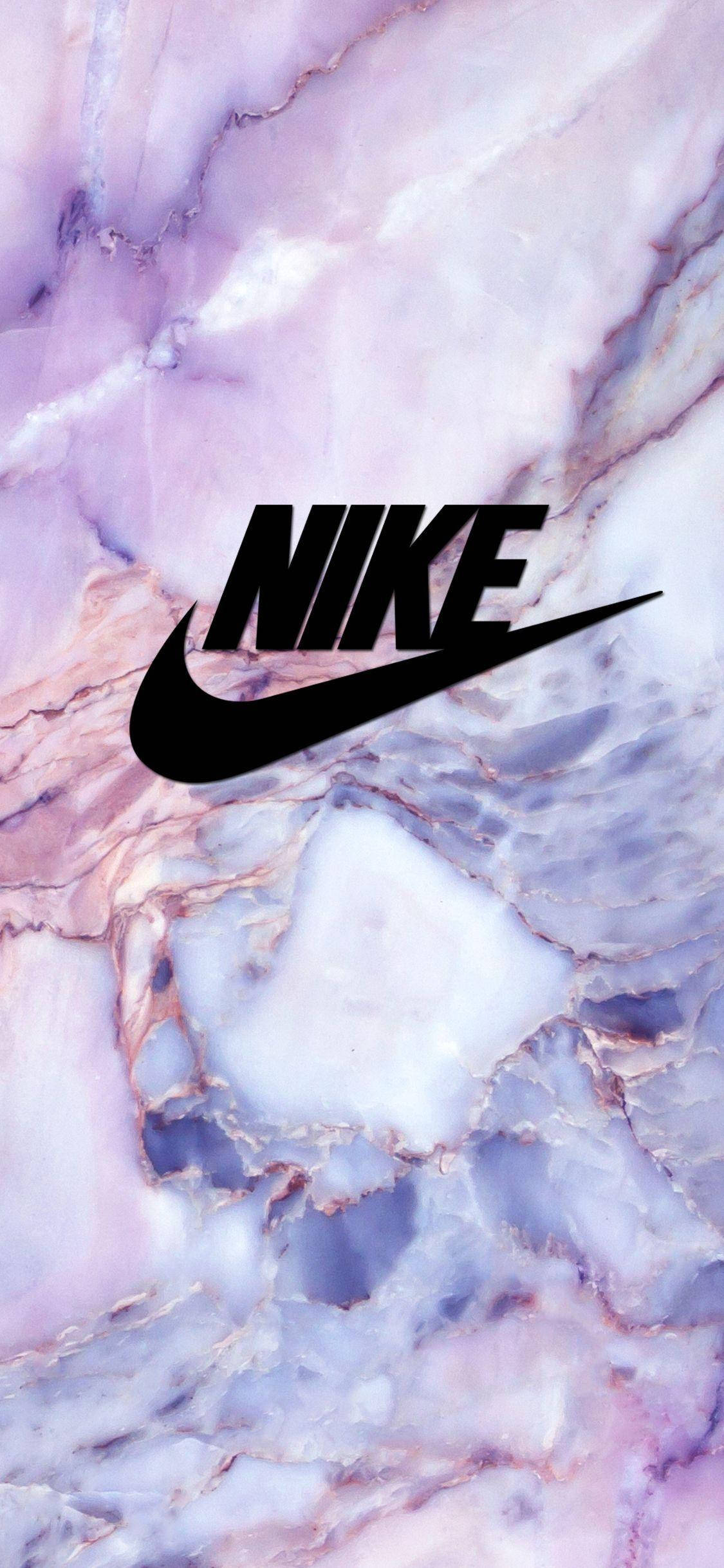 Alama ya Marble Nike kwa iPhone Picha ya Ukuta