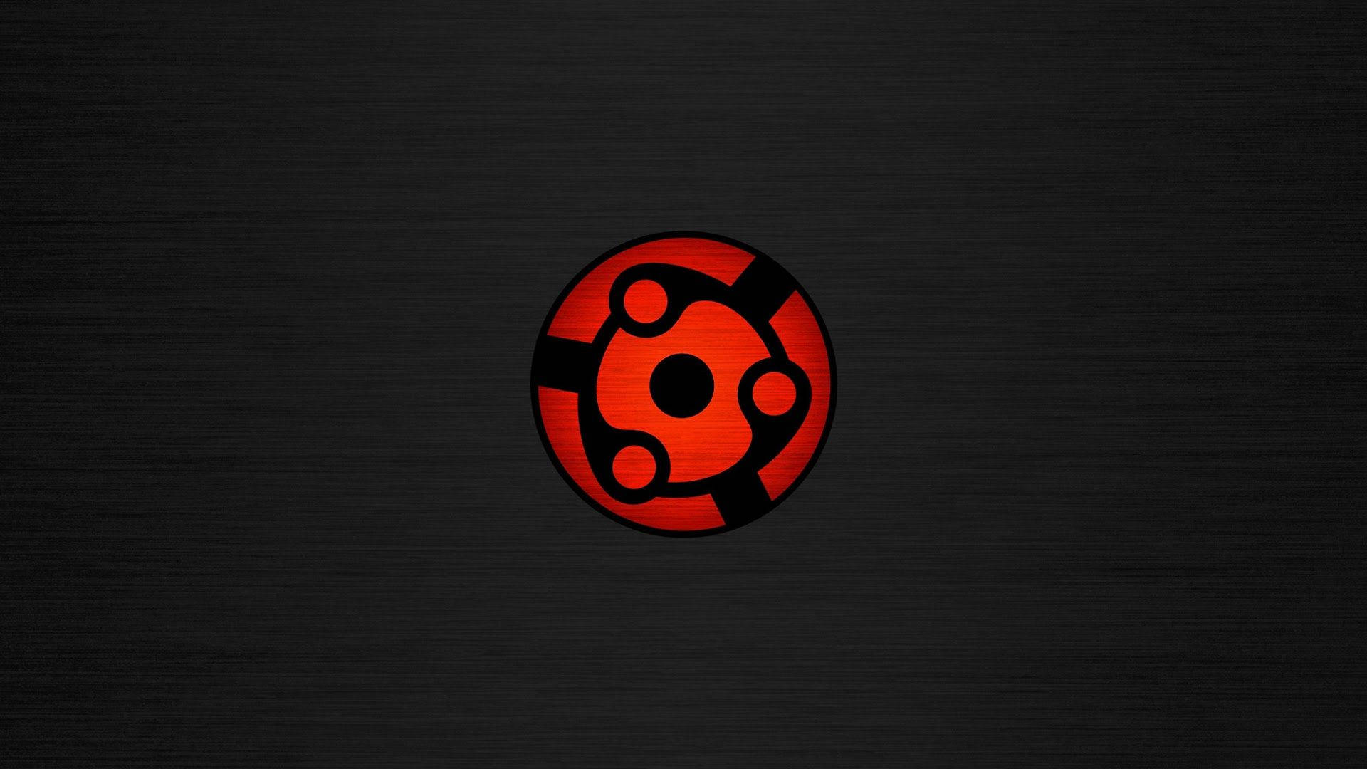 Alama ya Naruto Nyekundu na Nyeusi Picha ya Ukuta