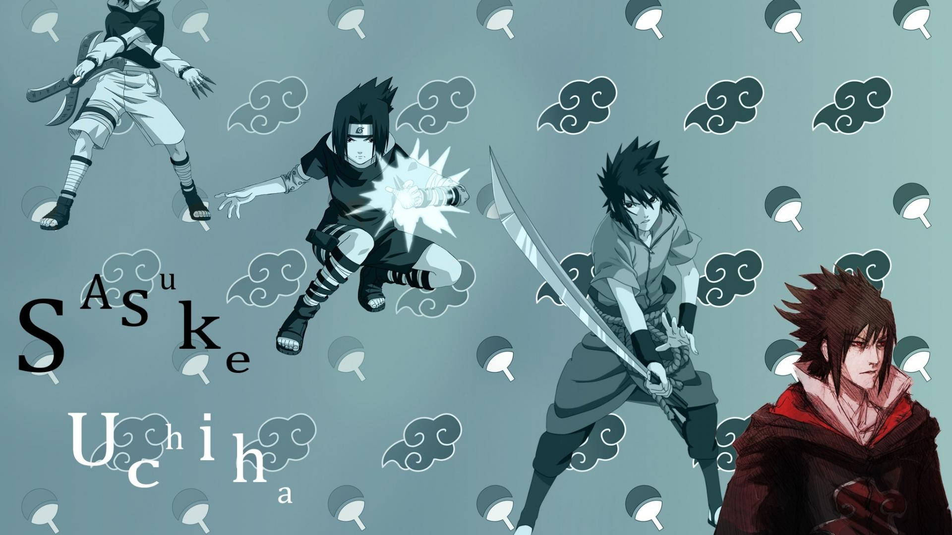 Alama ya Naruto na Sasuke Picha ya Ukuta