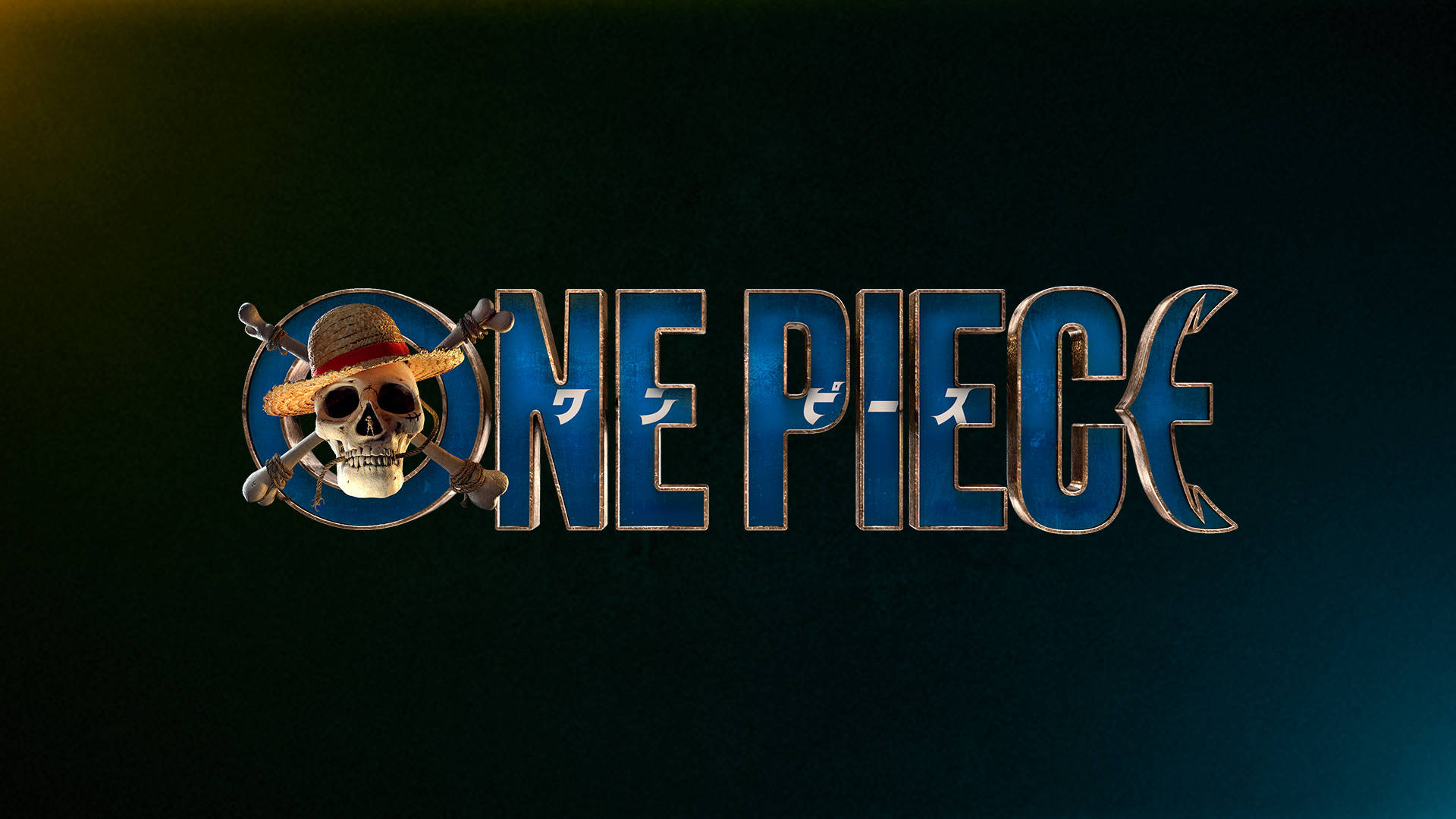 Alama ya Neno la One Piece 4K Picha ya Ukuta
