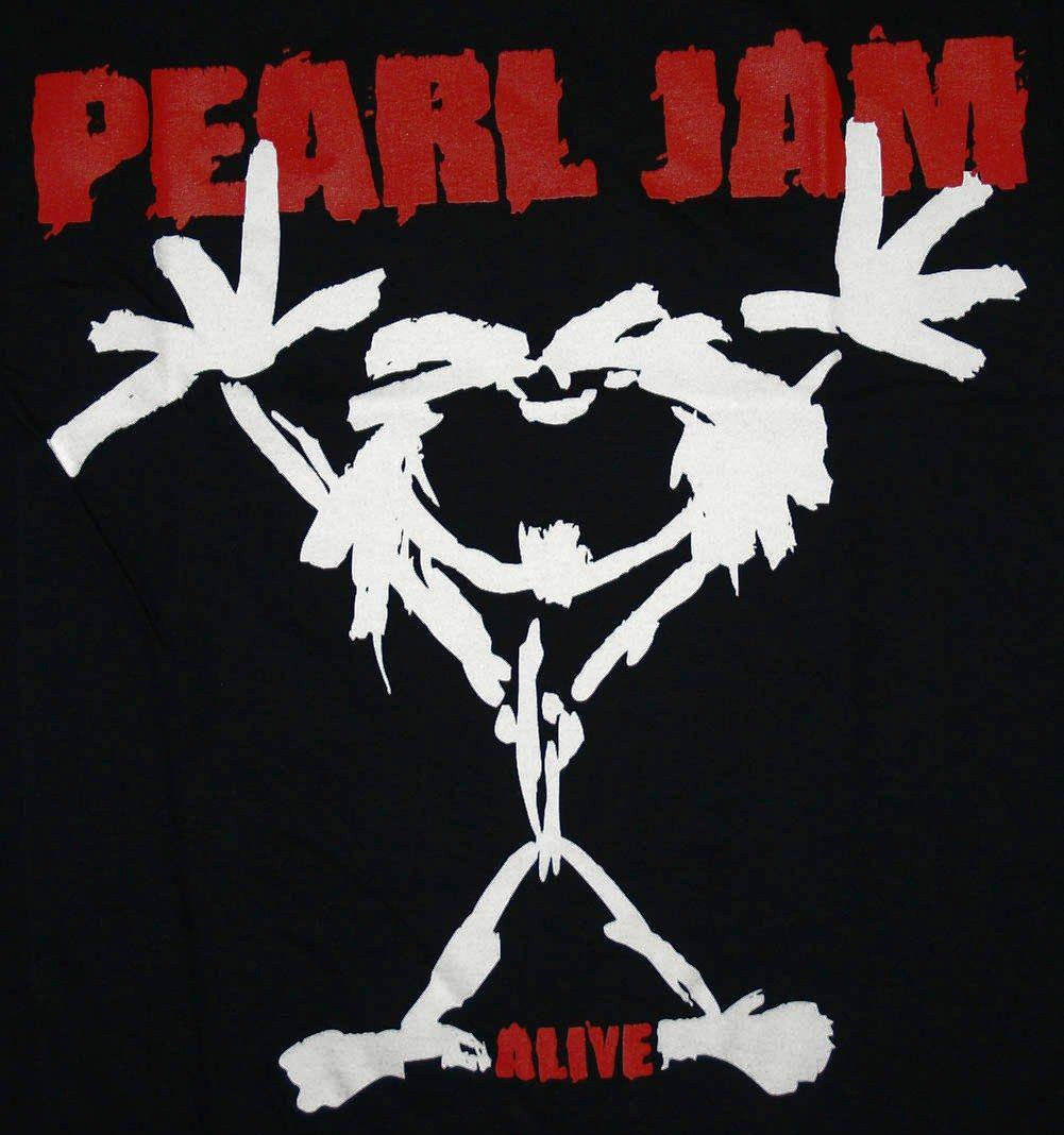 Alama ya Pearl Jam Rock Band Stickman Picha ya Ukuta