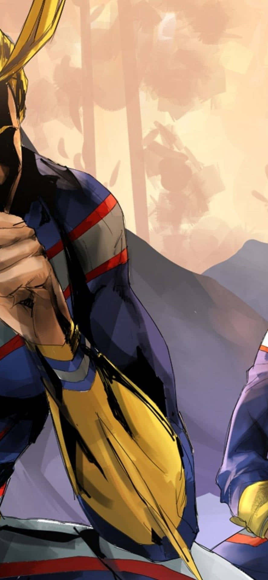 Alama ya Sisi - All Might Picha ya Ukuta