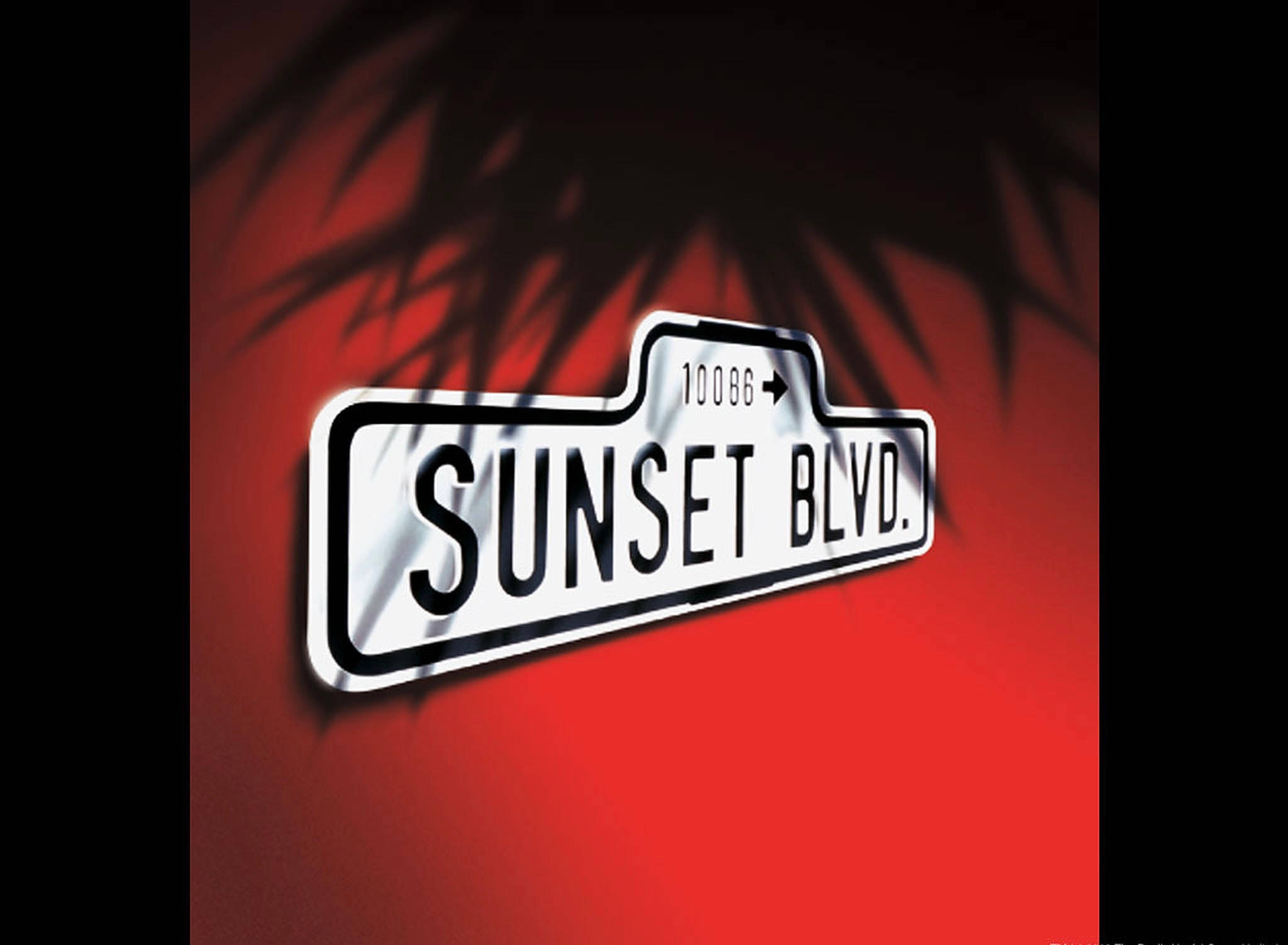 Alama ya Sunset Boulevard Picha ya Ukuta