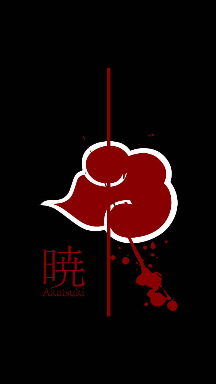 Alama ya Wingu la Damu ya Akatsuki Picha ya Ukuta