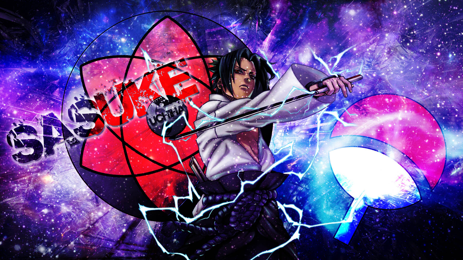 Alama za Sasuke Zinazovutia Picha ya Ukuta